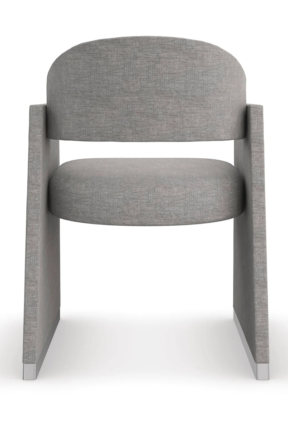 Luxury Gray Geometrical Modern Dining Chair European Style for Villa