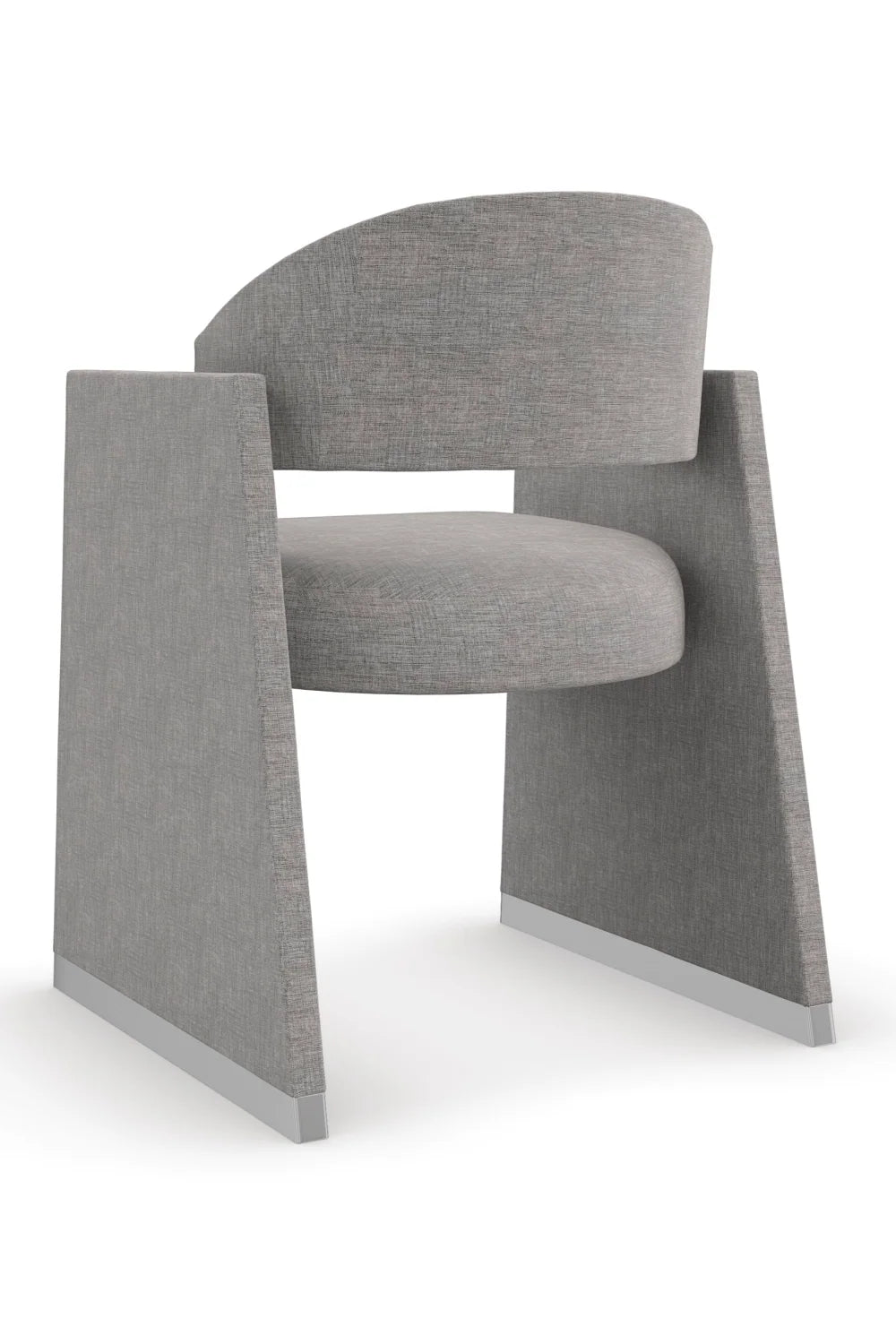 Luxury Gray Geometrical Modern Dining Chair European Style for Villa