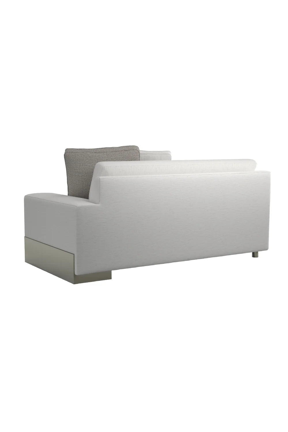Luxury Gray Herringbone Sectional Sofa Modern Italian Style for Villa