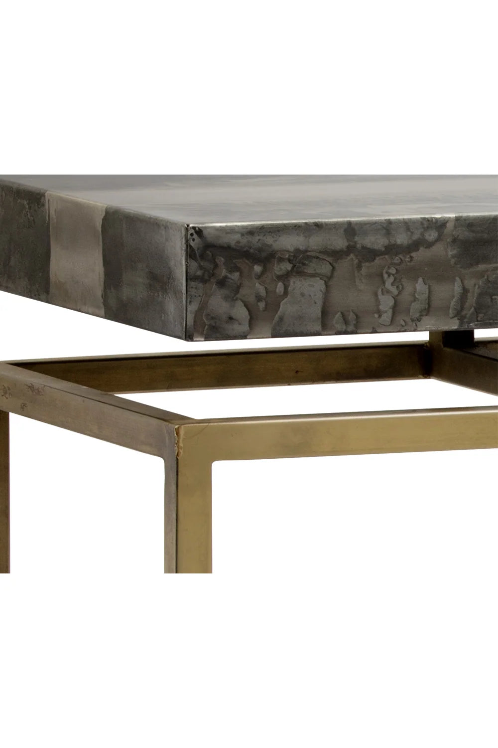 Luxury Gray Iron Console Table Modern Italian Style for Villa