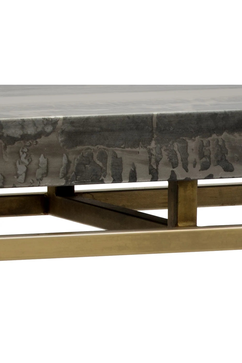 Luxury Gray Iron Console Table Modern Italian Style for Villa