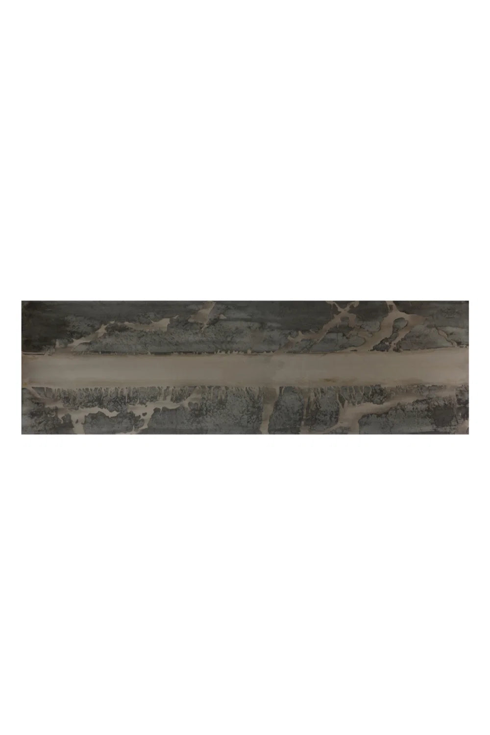 Luxury Gray Iron Console Table Modern Italian Style for Villa