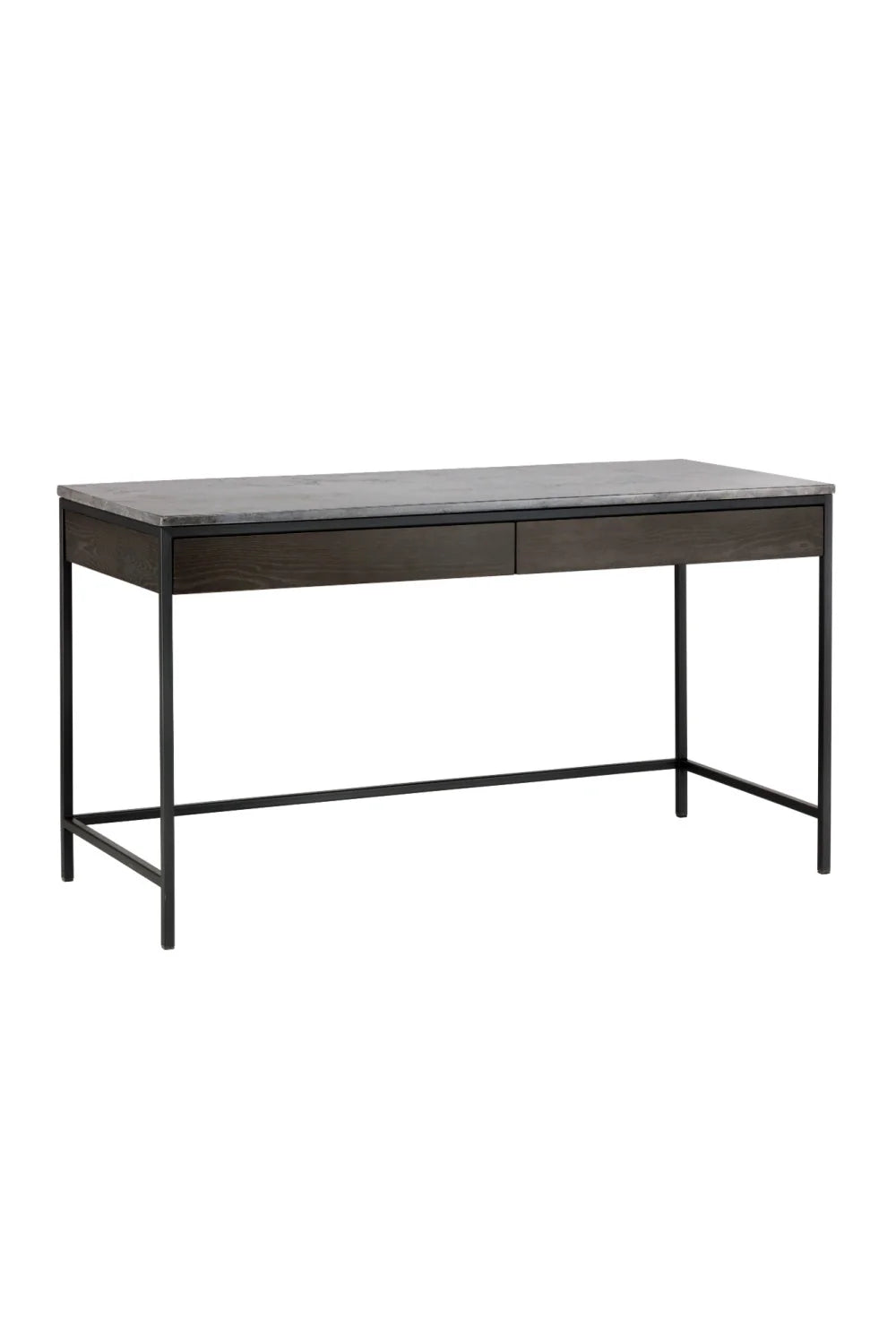 Luxury Gray Marble Console Table Modern Italian Style for Villa