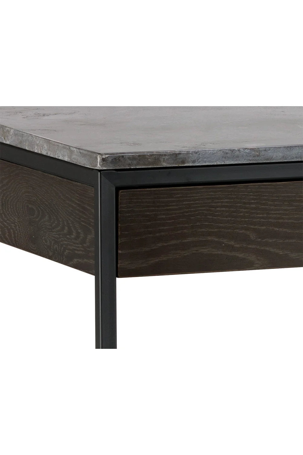 Luxury Gray Marble Console Table Modern Italian Style for Villa