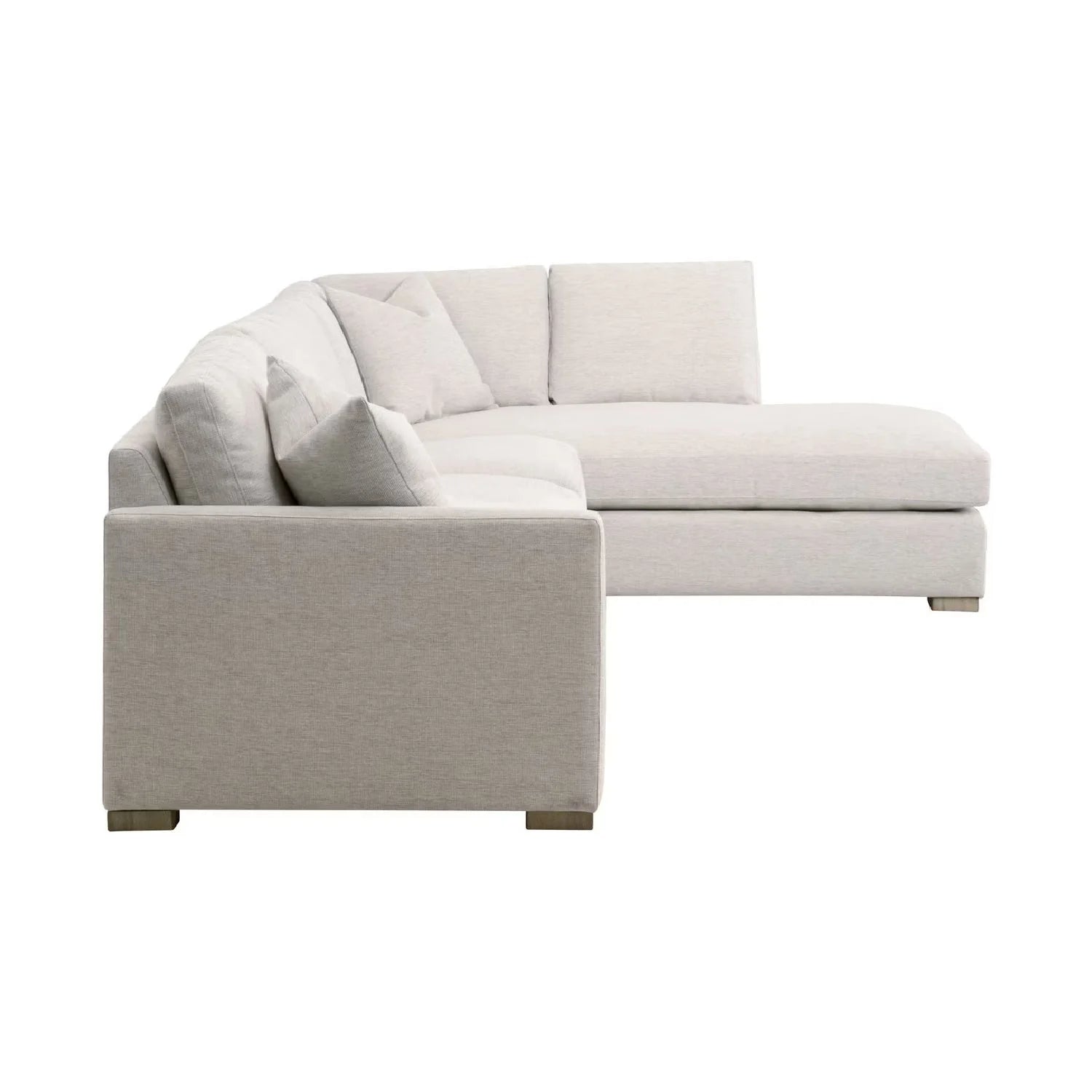 Luxury Gray Modular Chaise Lounge Modern Italian Style for Villa