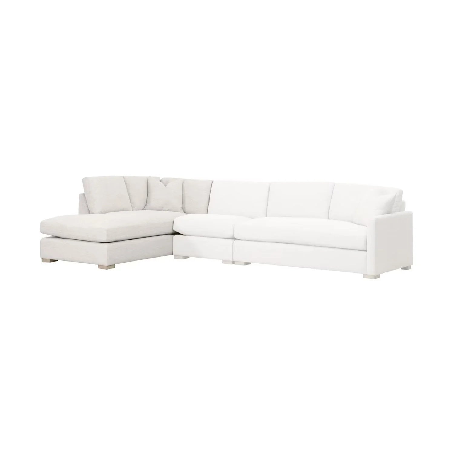 Luxury Gray Modular Chaise Lounge Modern Italian Style for Villa