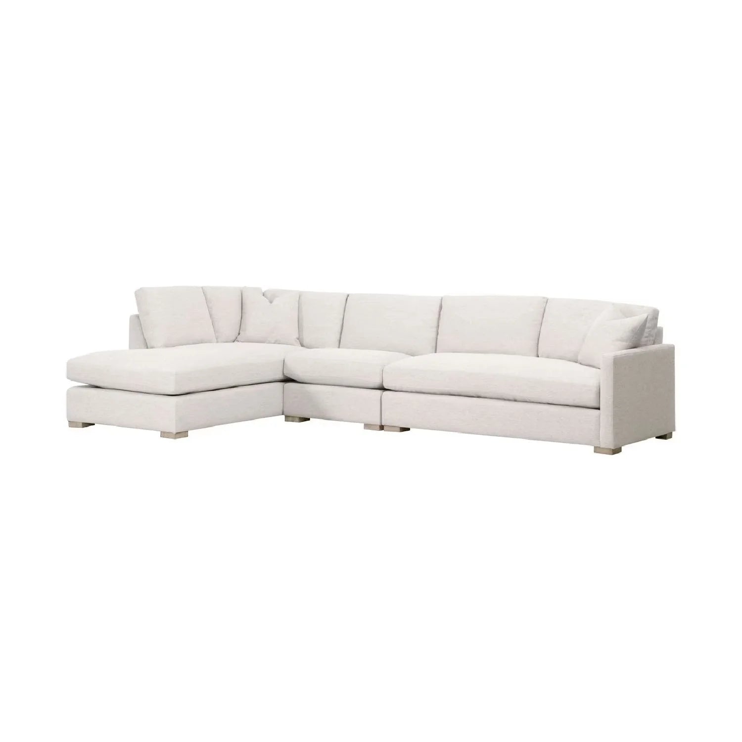 Luxury Gray Modular Chaise Lounge Modern Italian Style for Villa