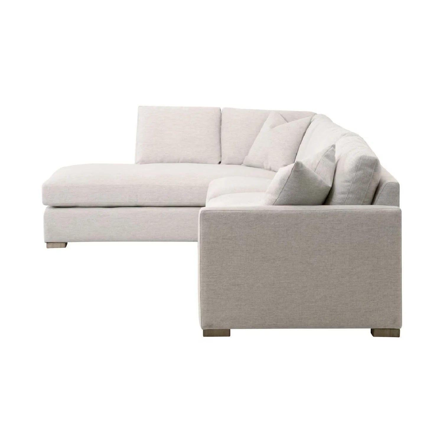 Luxury Gray Modular Chaise Lounge Modern Italian Style for Villa