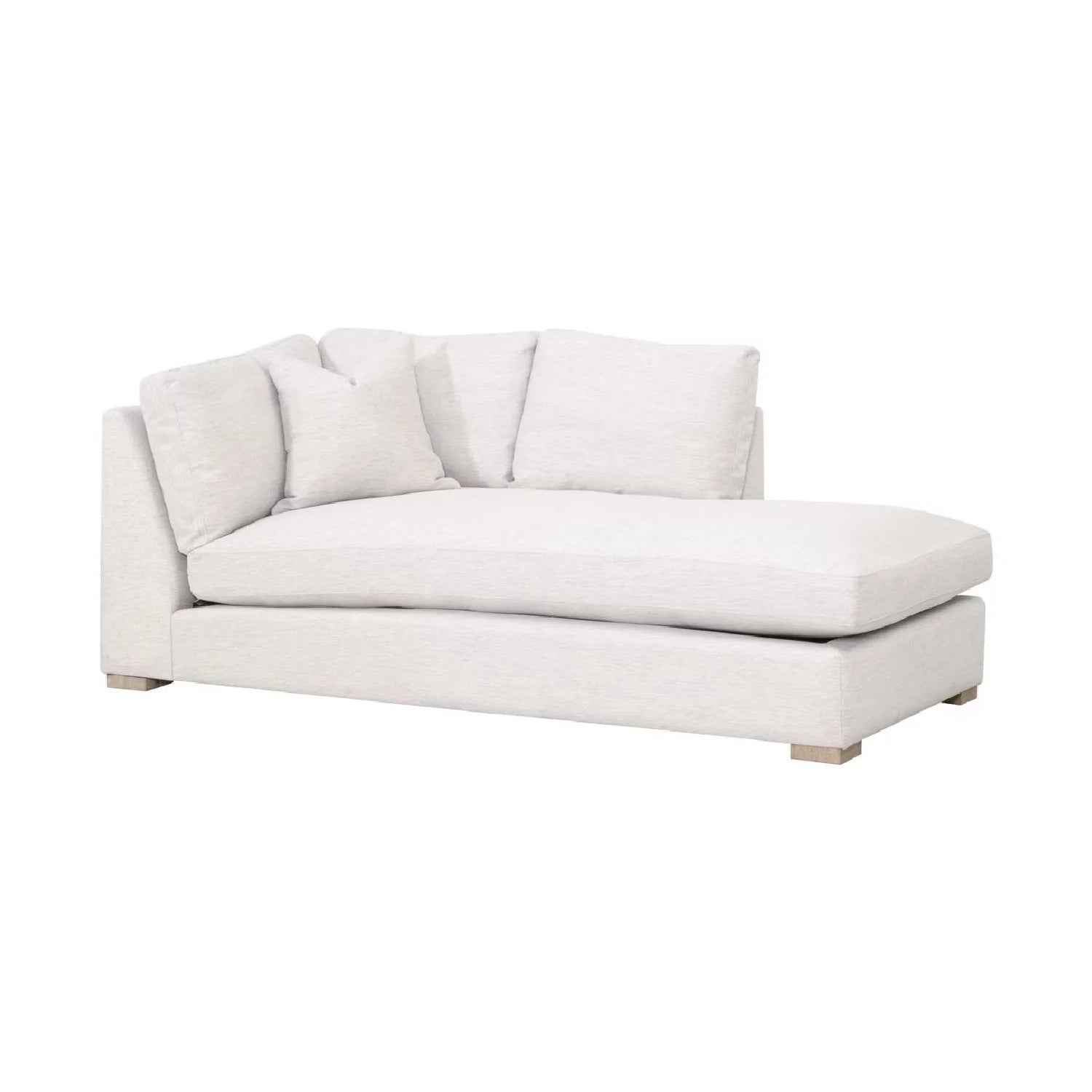 Luxury Gray Modular Chaise Lounge Modern Italian Style for Villa