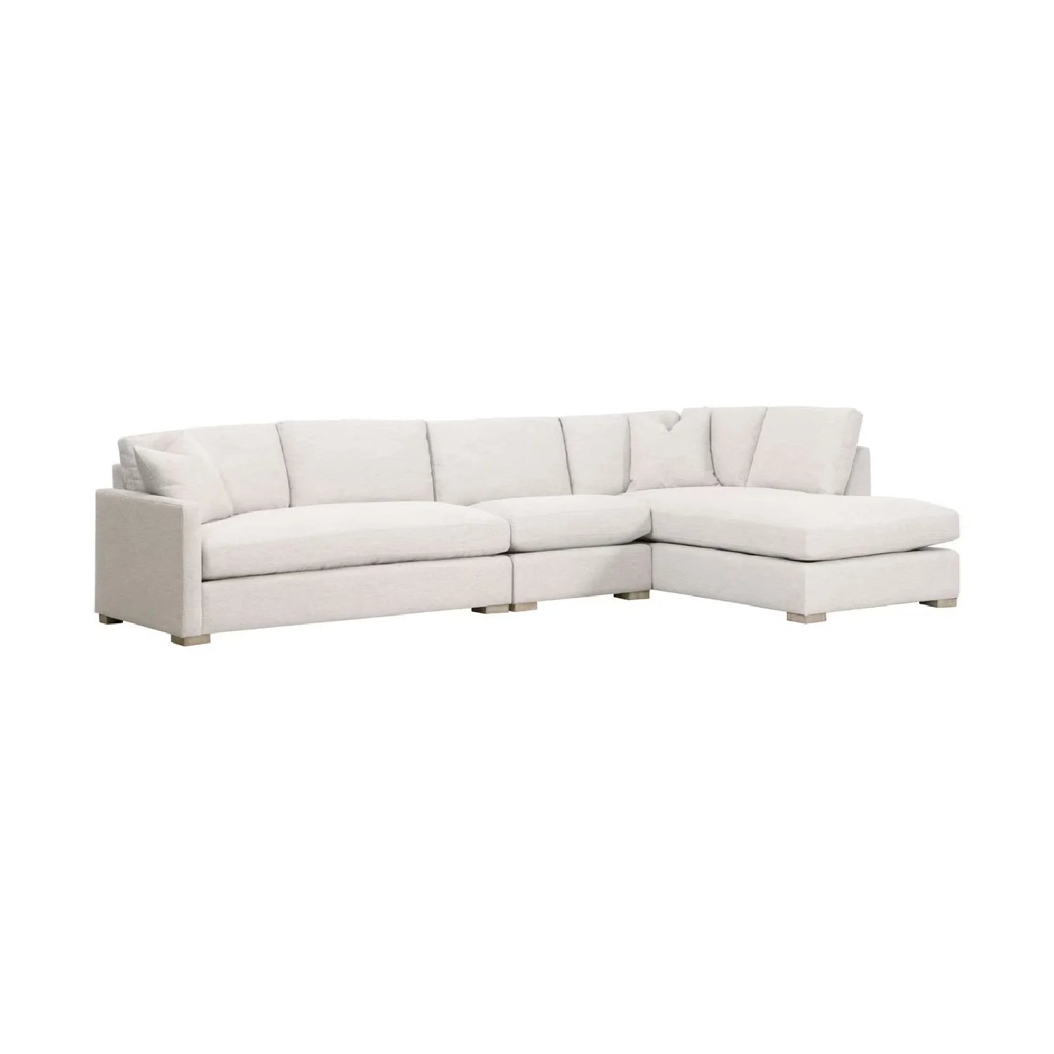 Luxury Gray Modular Chaise Lounge Modern Italian Style for Villa