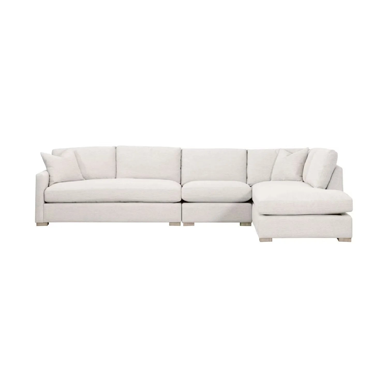 Luxury Gray Modular Chaise Lounge Modern Italian Style for Villa