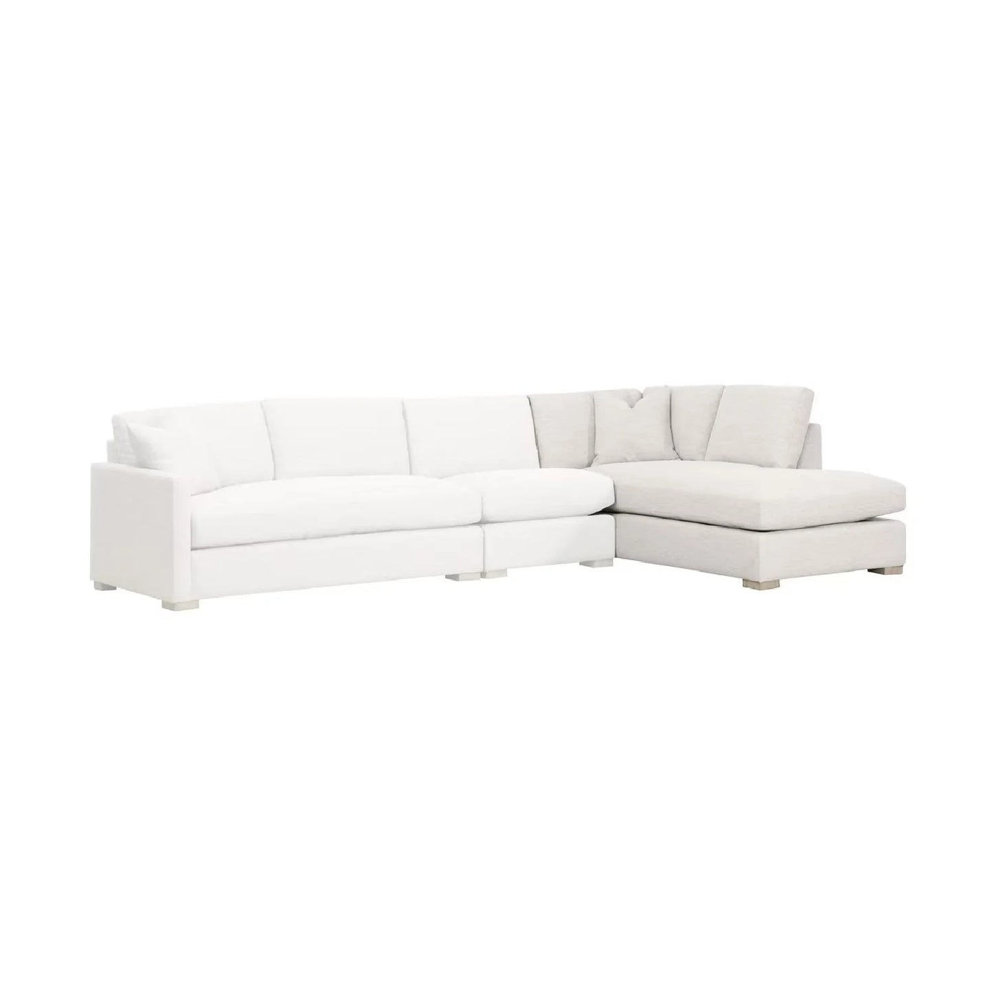 Luxury Gray Modular Chaise Lounge Modern Italian Style for Villa