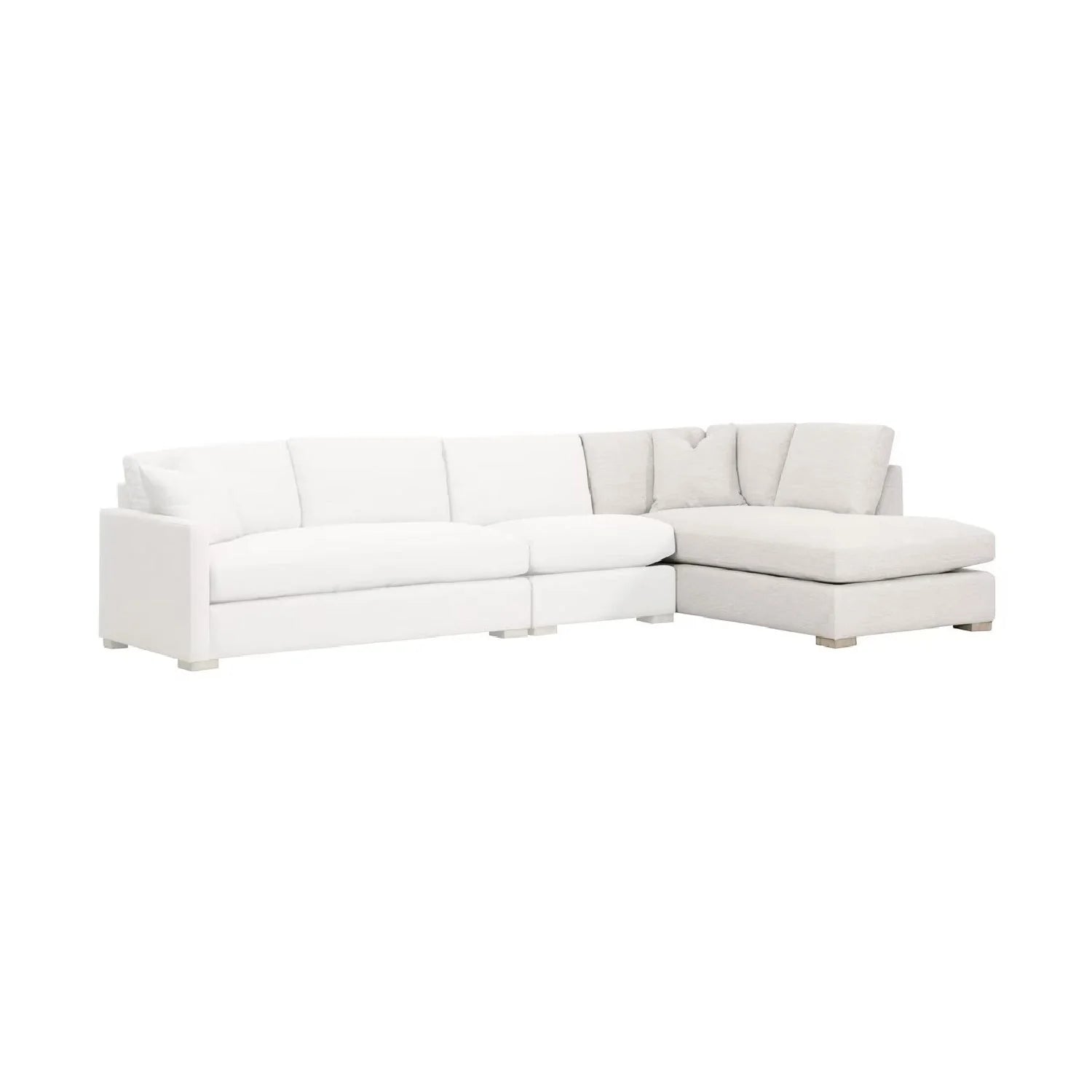 Luxury Gray Modular Chaise Lounge Modern Italian Style for Villa