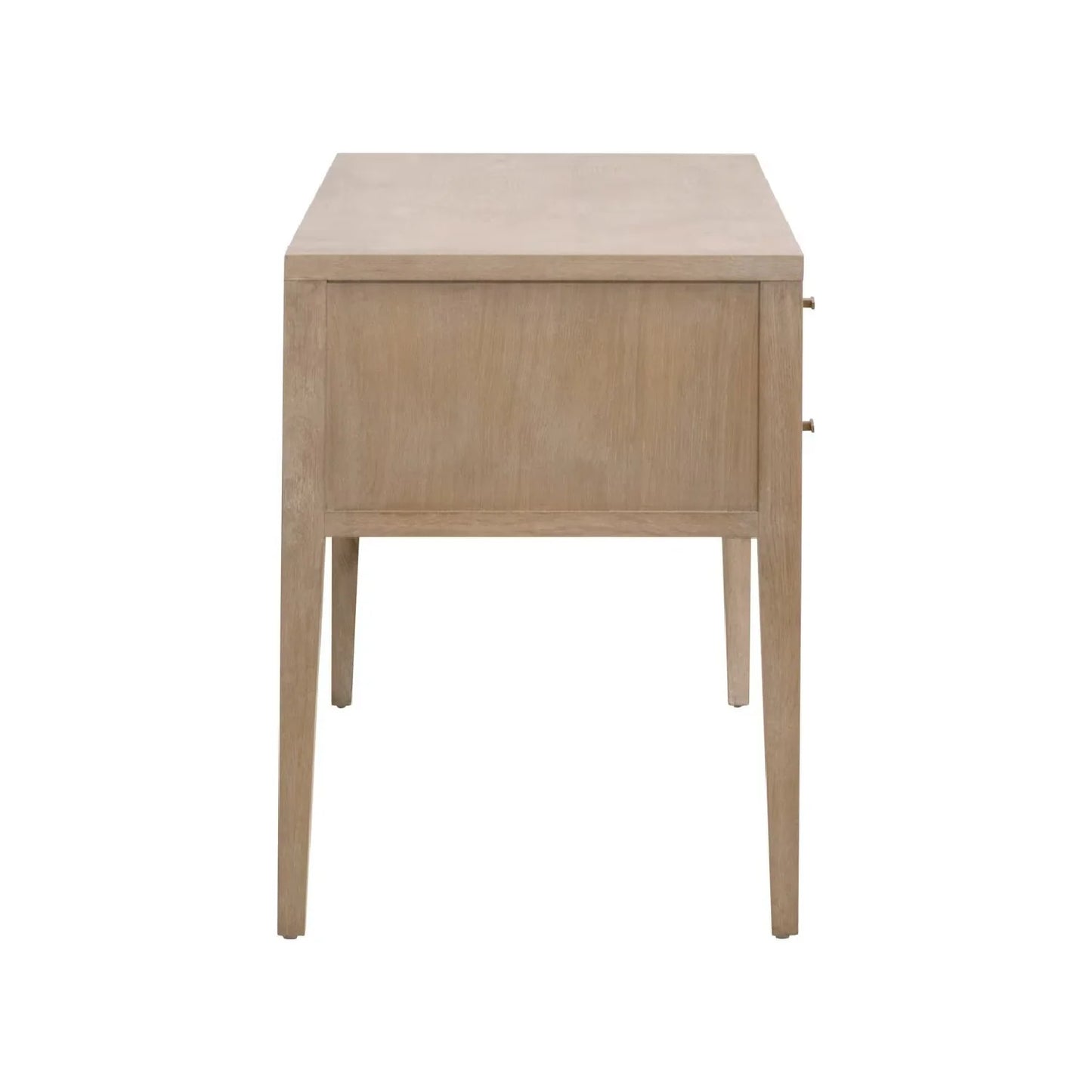 Luxury Gray Oak 5-Drawer Modern Desk European Style for Villa