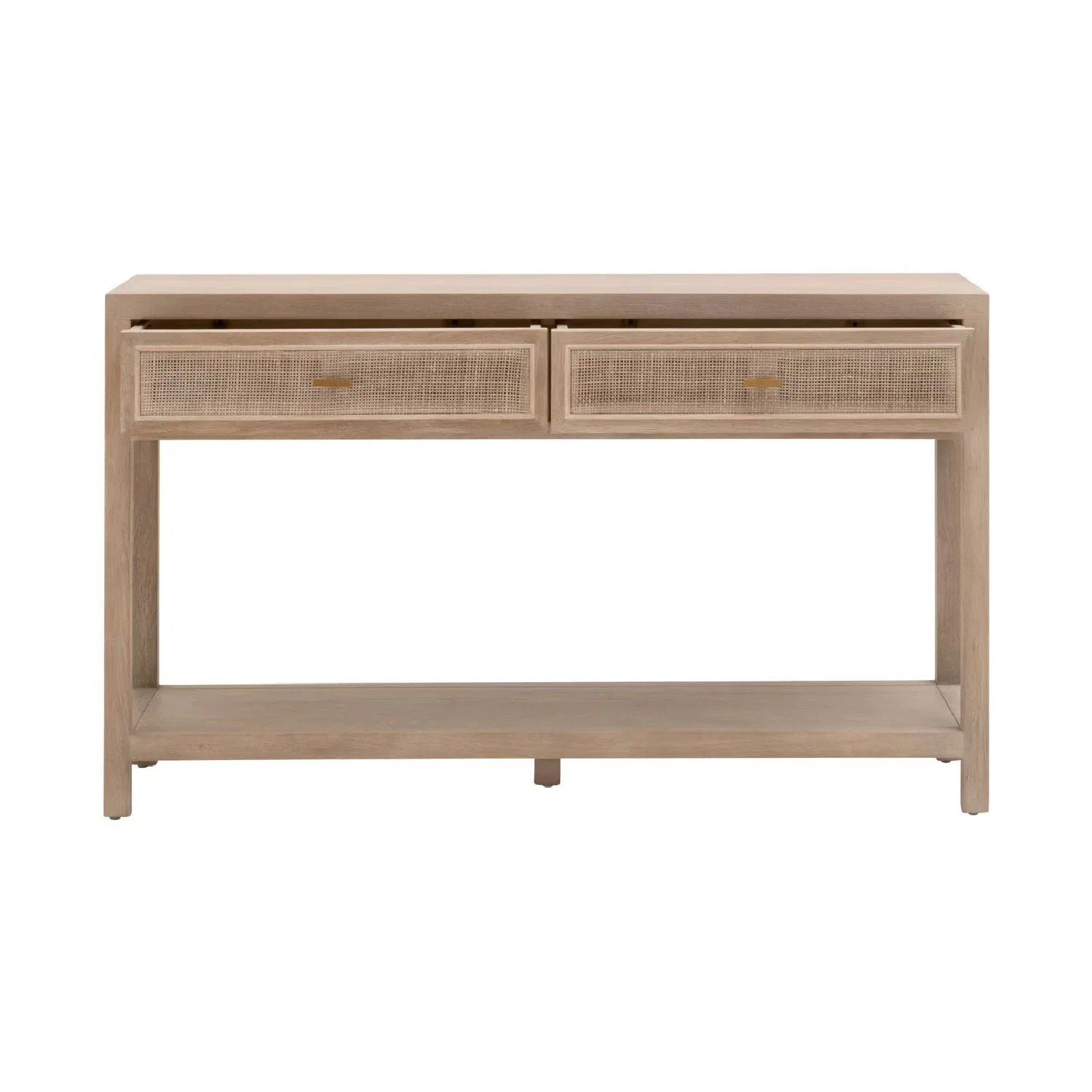 Luxury Gray Oak Console Table Modern Italian Style for Villa