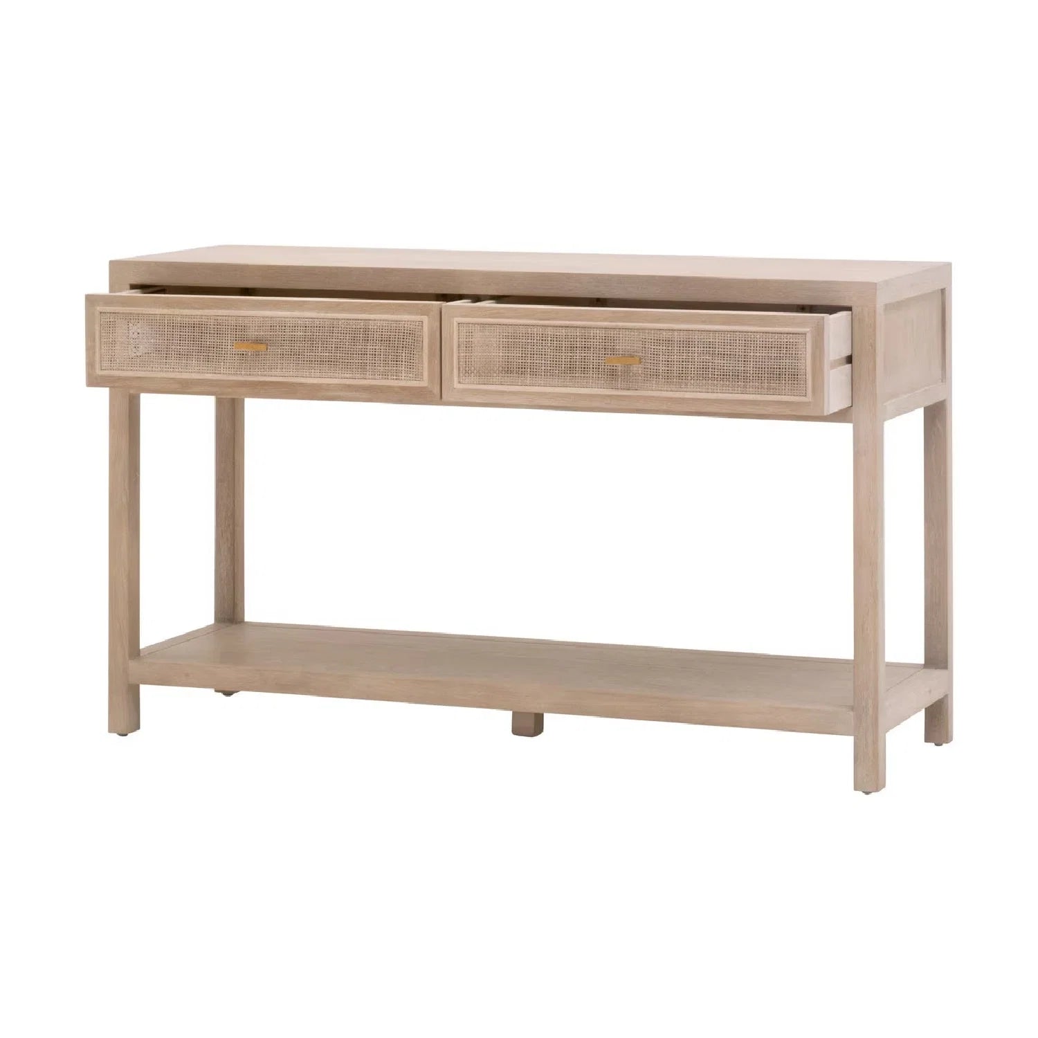 Luxury Gray Oak Console Table Modern Italian Style for Villa