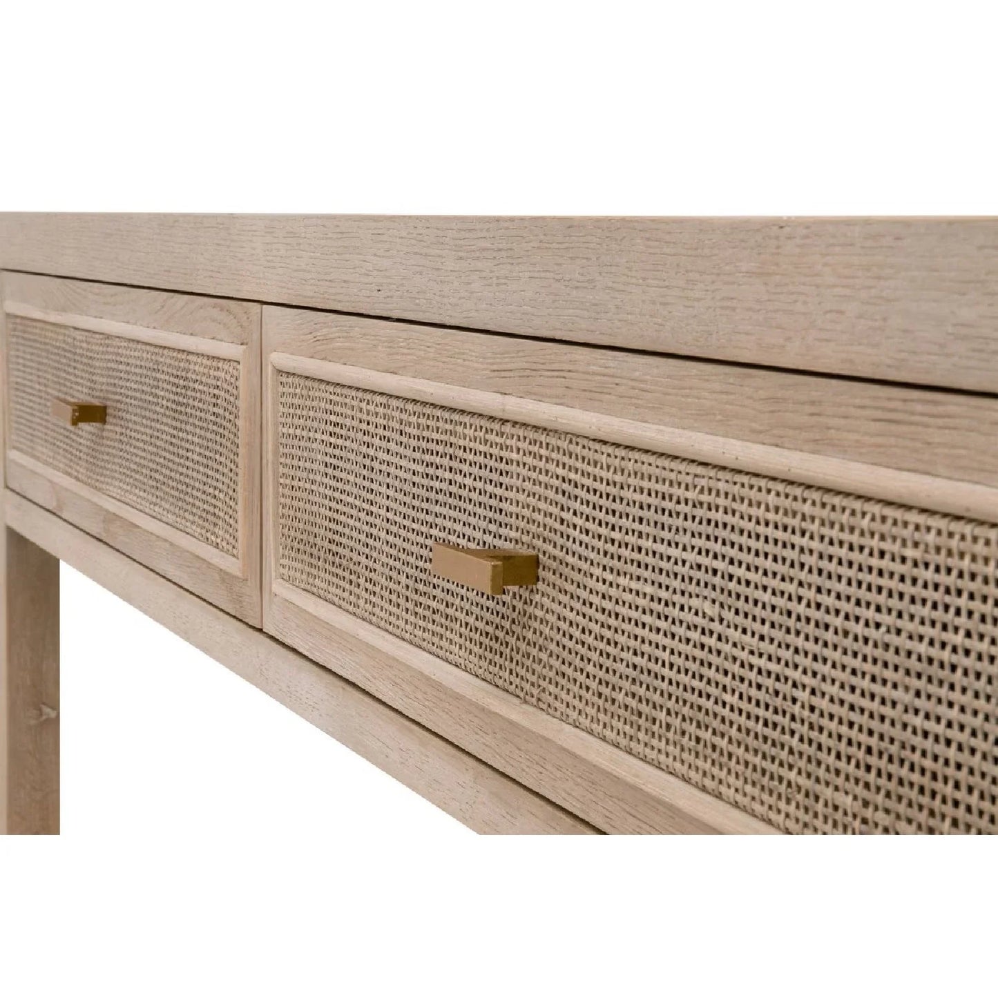 Luxury Gray Oak Console Table Modern Italian Style for Villa