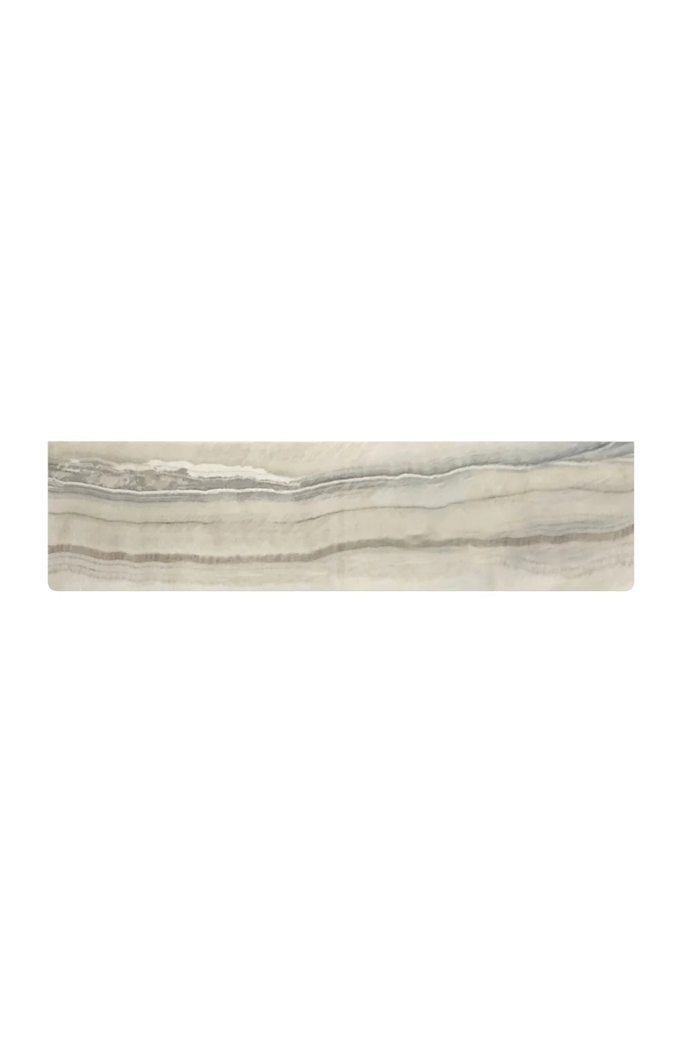 Luxury Gray Onyx 4-Door Sideboard European Style for Villa