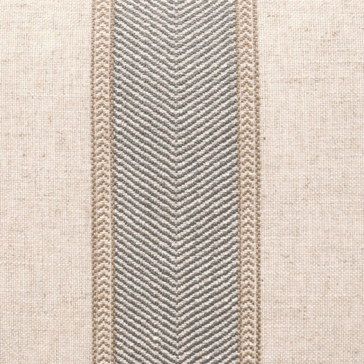 Luxury Gray Striped Fabric Accent Chair Modern Italian Style for Villa