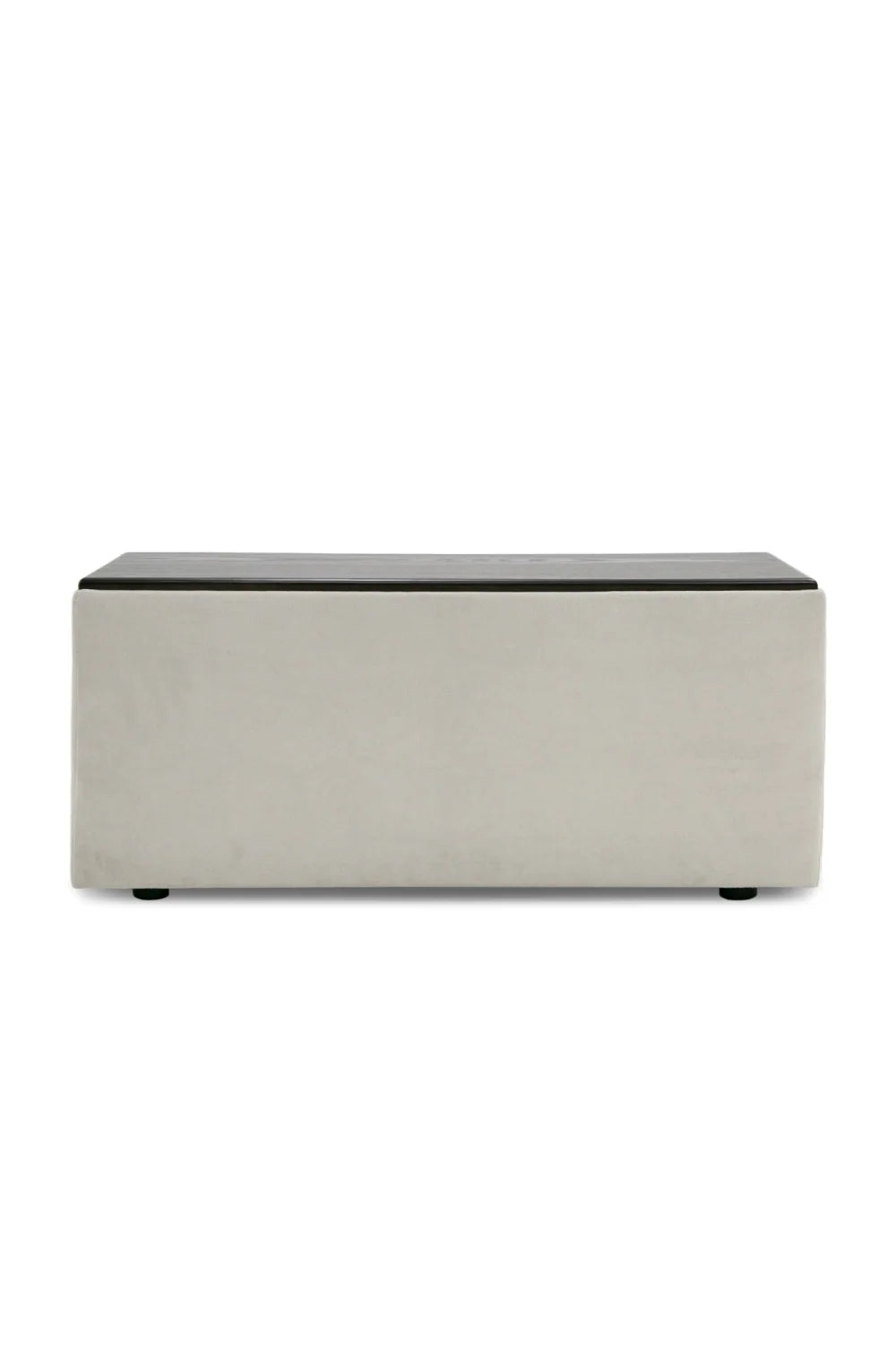 Luxury Gray Upholstered Console Table Modern Italian Style for Villa