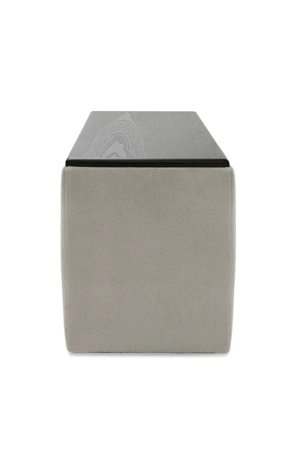 Luxury Gray Upholstered Console Table Modern Italian Style for Villa