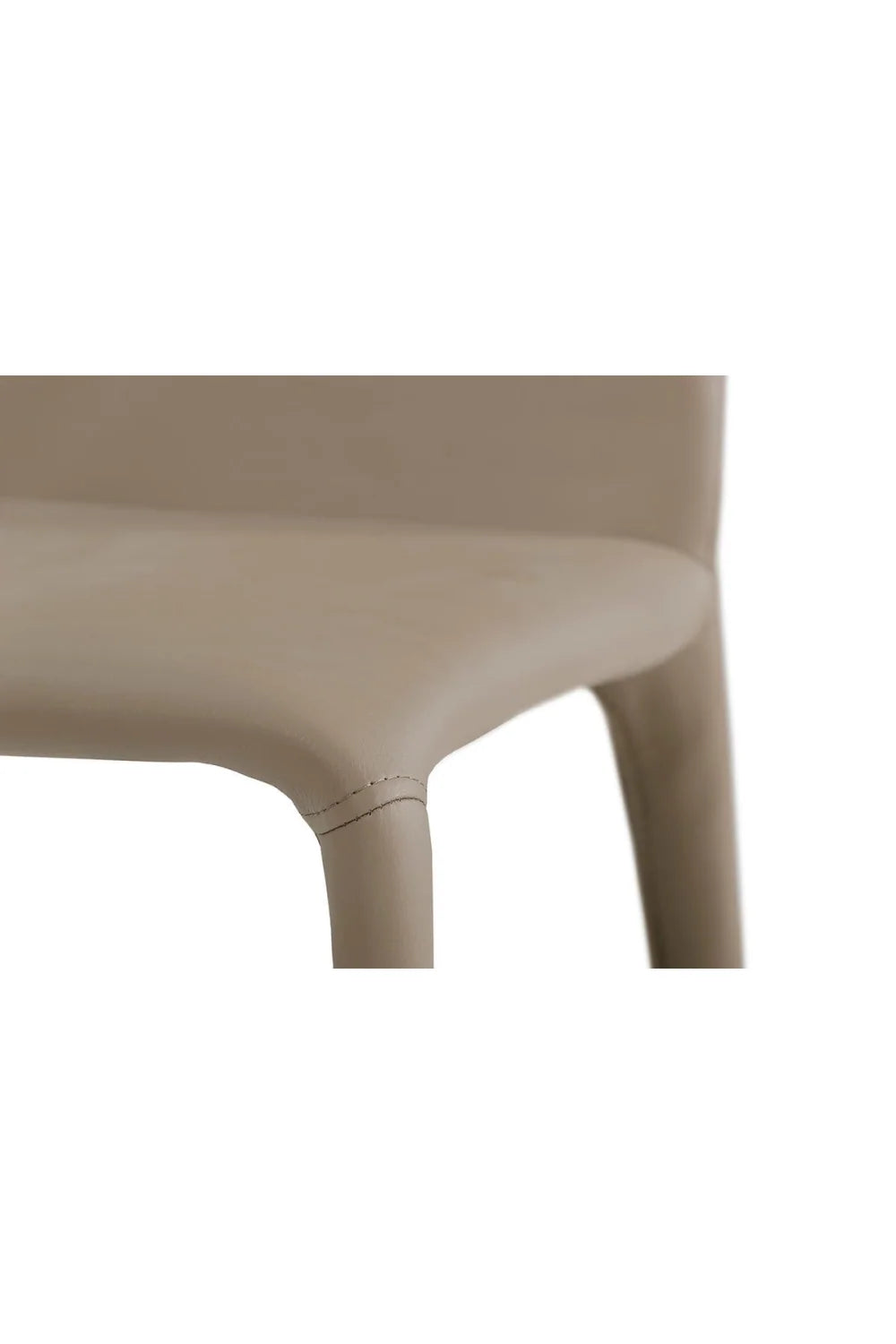 Luxury Gray Vegan Modern Dining Chair European Style for Villa