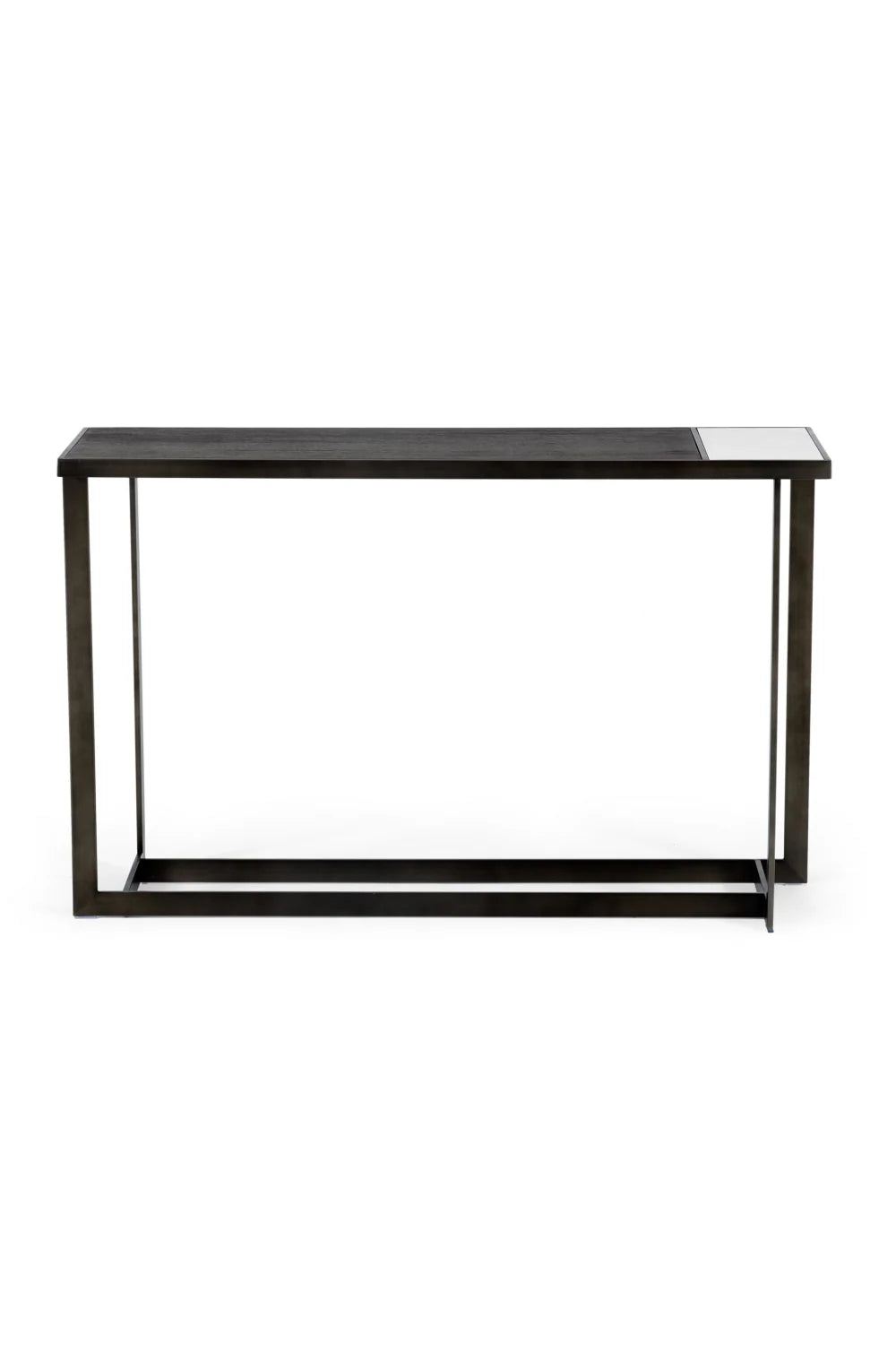Luxury Gray Walnut Marble Console Table Modern Italian Style for Villa