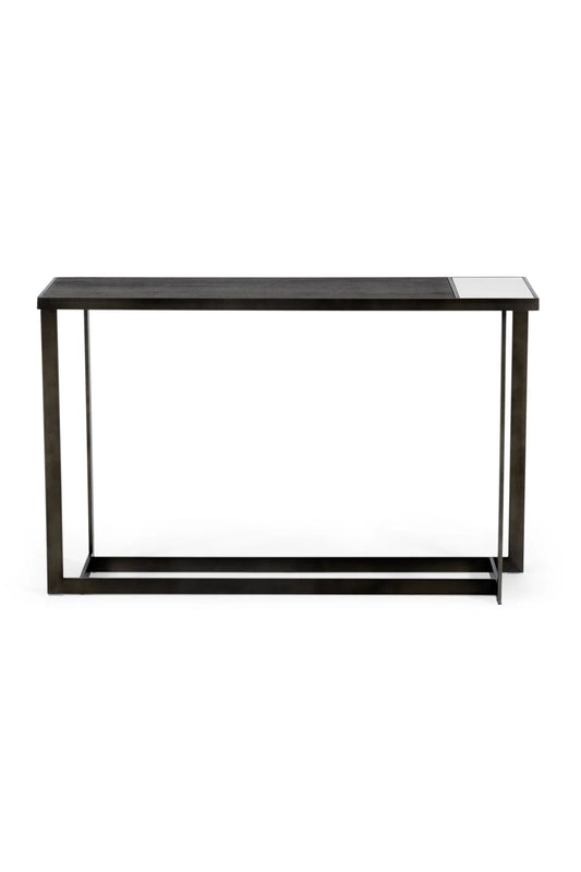 Luxury Gray Walnut Marble Console Table Modern Italian Style for Villa
