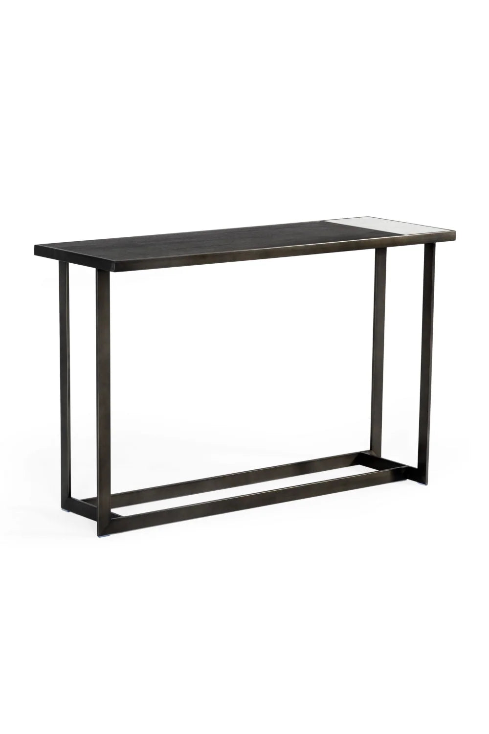 Luxury Gray Walnut Marble Console Table Modern Italian Style for Villa