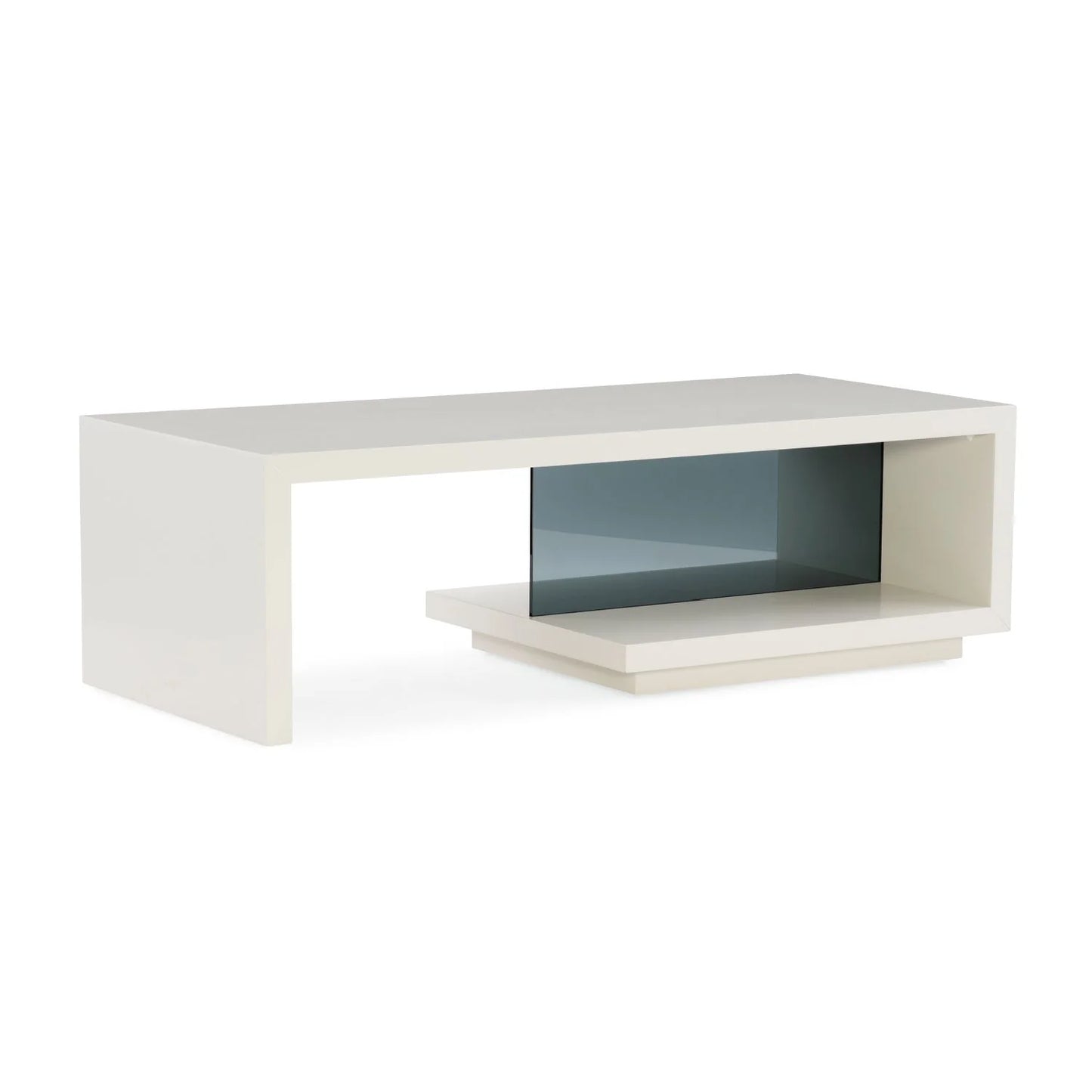 Luxury Gray Wood Coffee Table Modern Italian Style for Villa