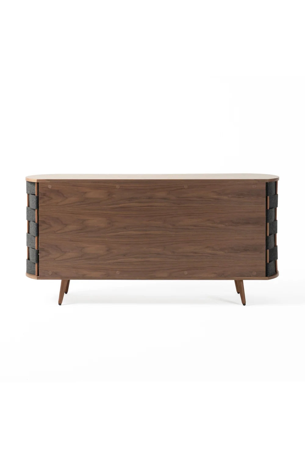 Luxury Gray Woven Fabric Sideboard European Style for Villa