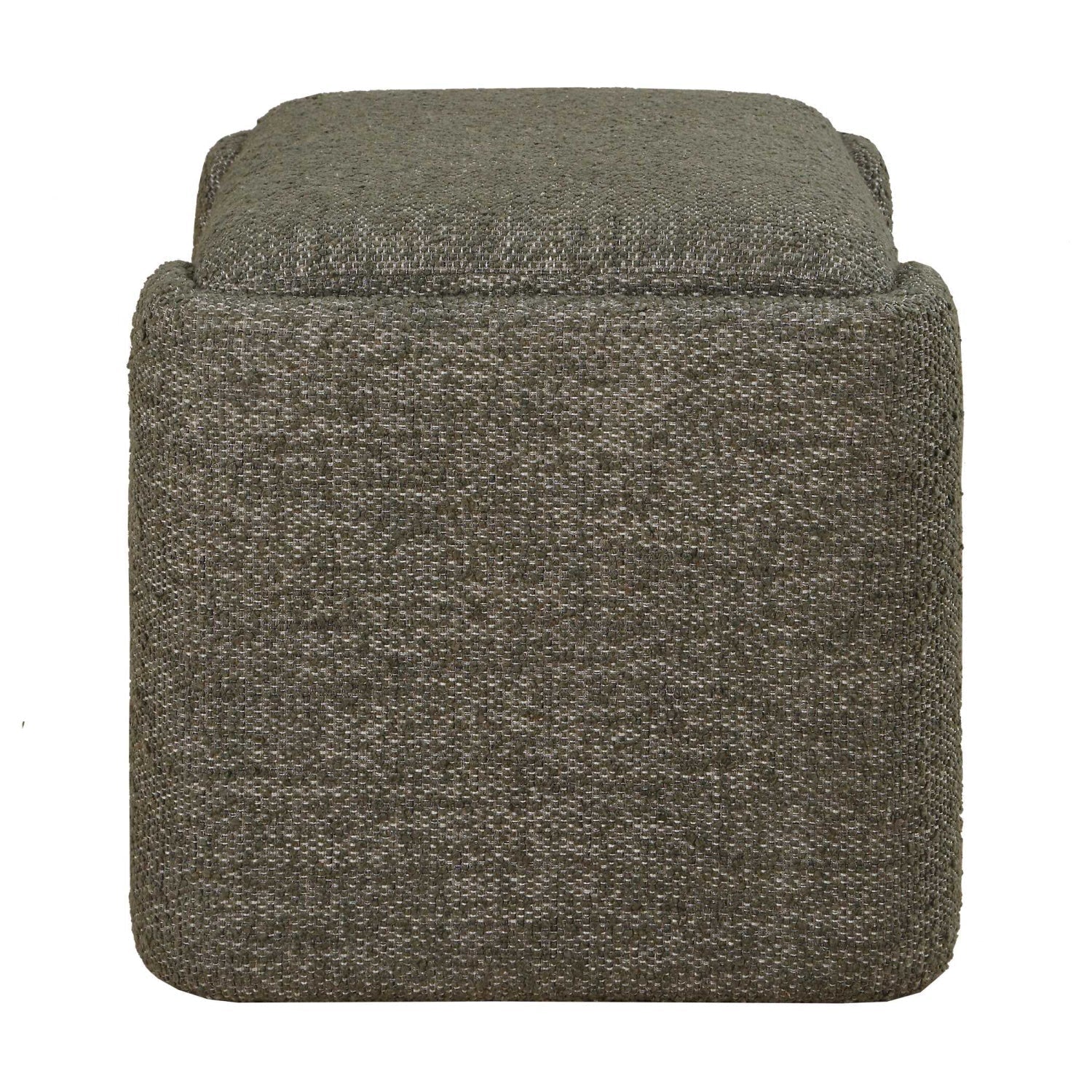 Luxury Green Boucle Modern Bench European Style for Villa
