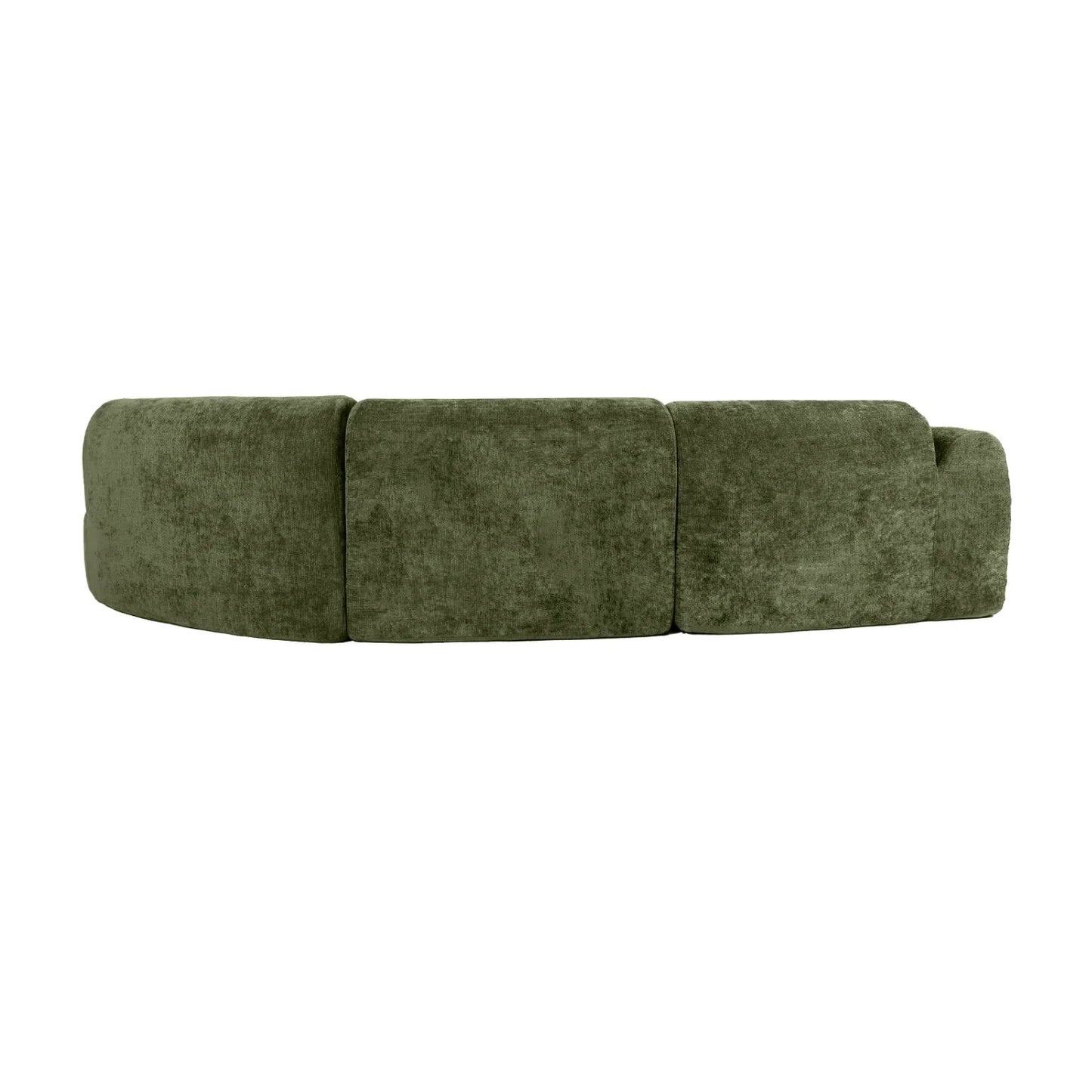 Luxury Green Curved Sectional Sofa Modern Italian Style for Villa
