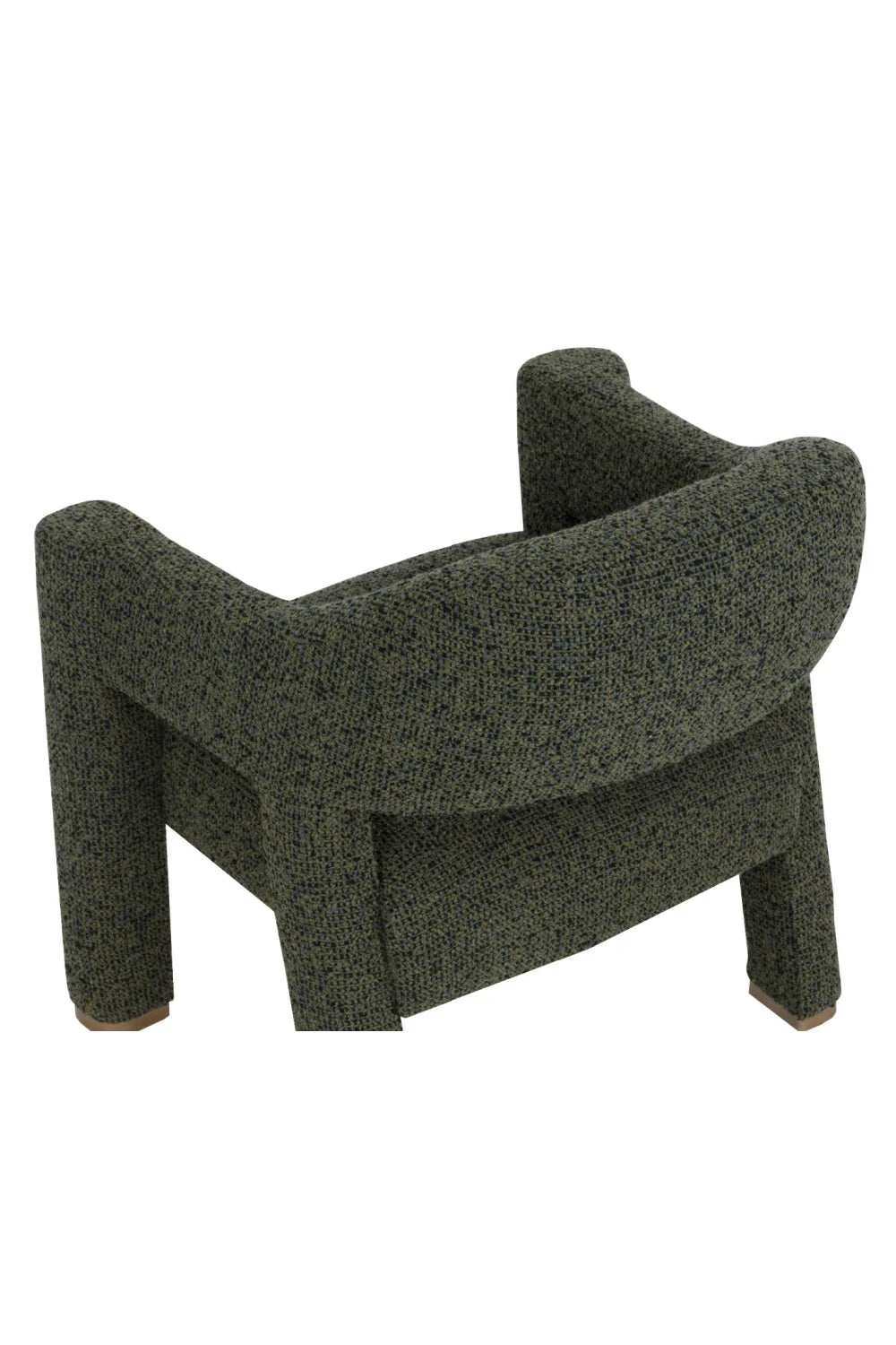 Luxury Green Fabric Lounge Chair Modern Italian Style for Villa