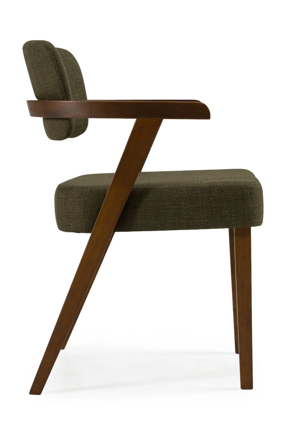 Luxury Green Fabric Modern Dining Chair European Style for Villa
