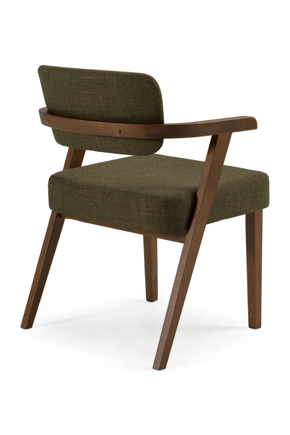 Luxury Green Fabric Modern Dining Chair European Style for Villa