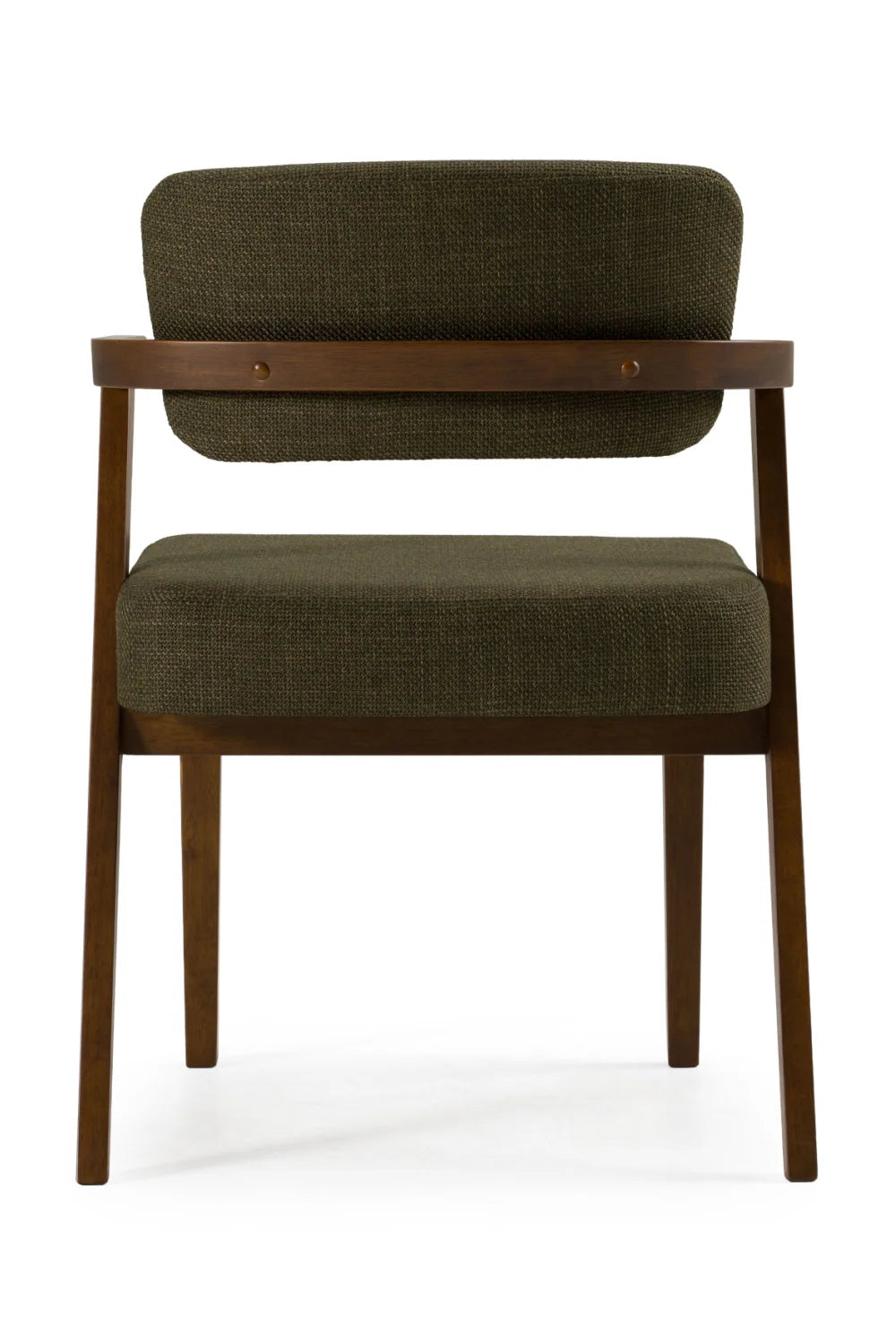 Luxury Green Fabric Modern Dining Chair European Style for Villa
