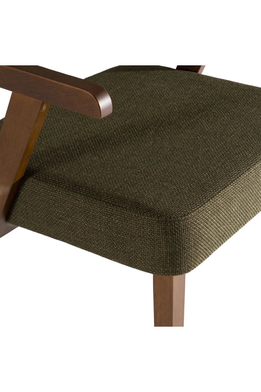 Luxury Green Fabric Modern Dining Chair European Style for Villa