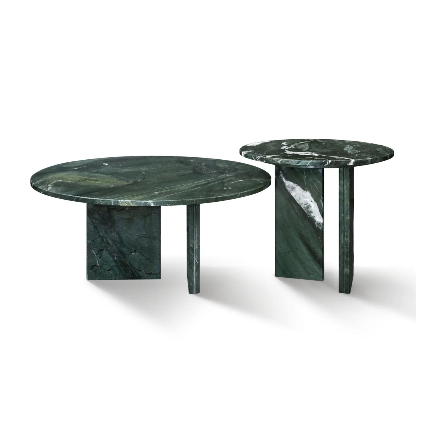 Luxury Green Marble Coffee Table Modern Italian Style for Villa