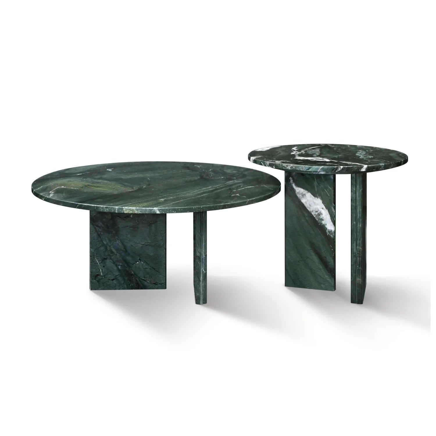 Luxury Green Marble Coffee Table Modern Italian Style for Villa