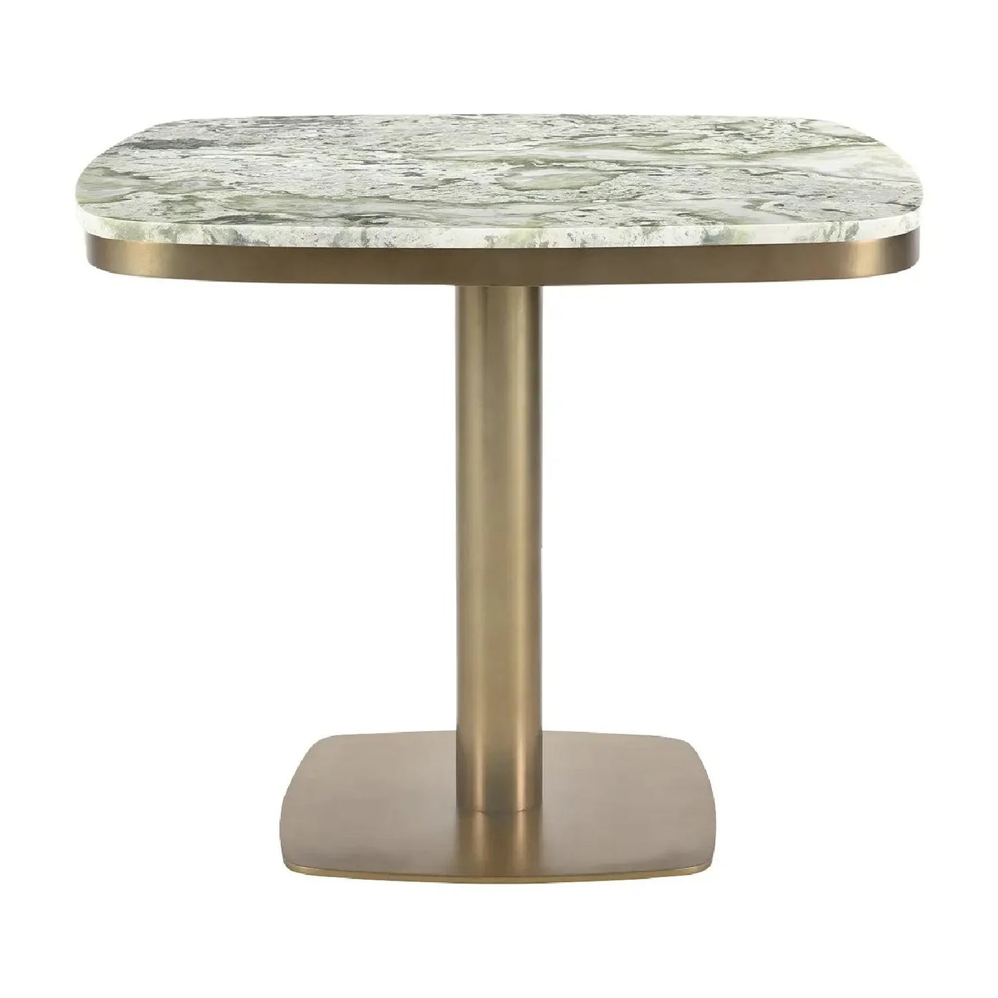 Luxury Green Onyx Marble Coffee Table Modern Italian Style for Villa