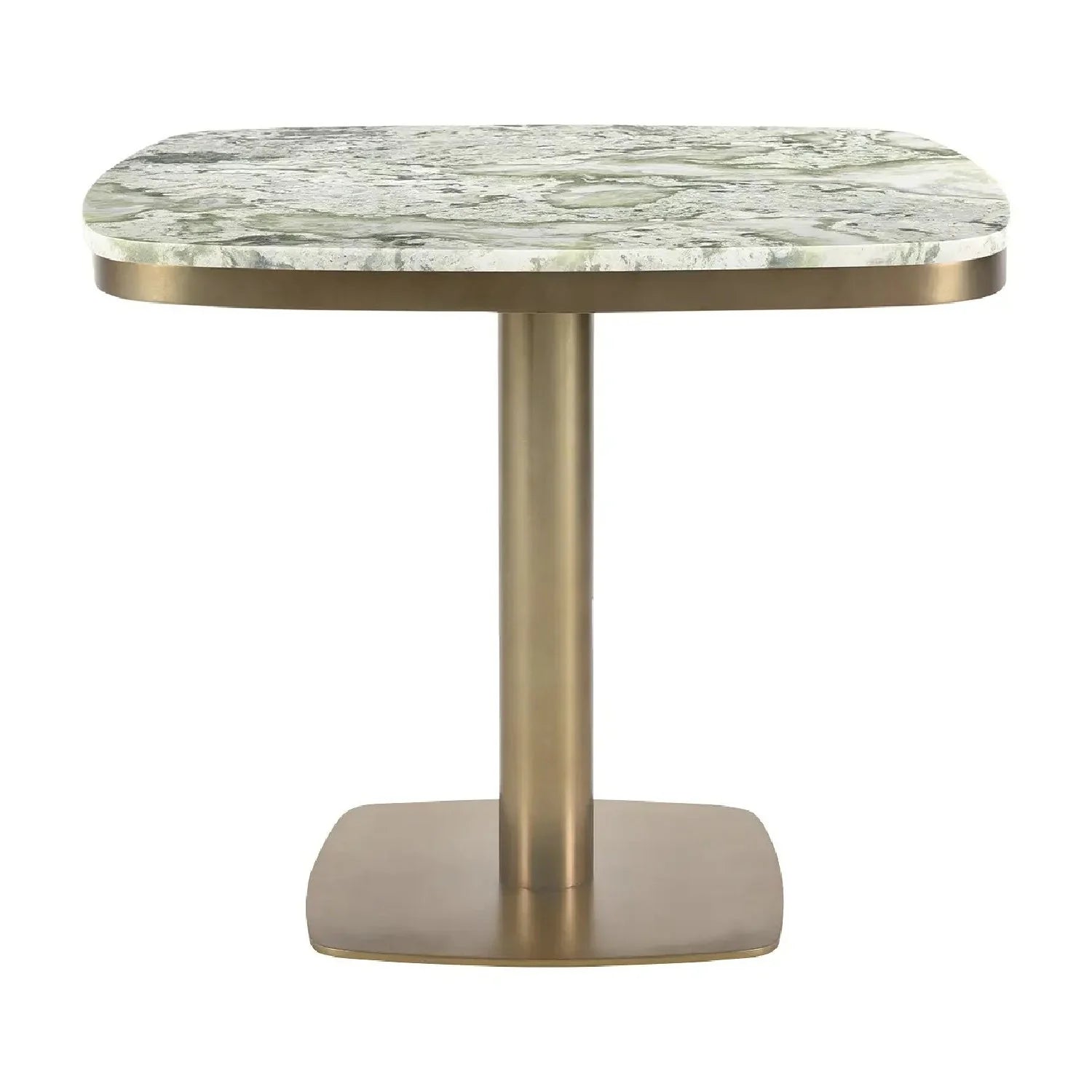 Luxury Green Onyx Marble Coffee Table Modern Italian Style for Villa