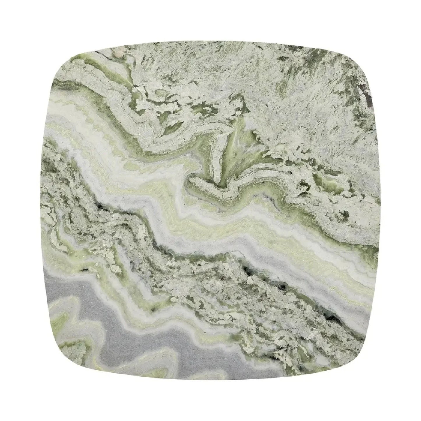 Luxury Green Onyx Marble Coffee Table Modern Italian Style for Villa