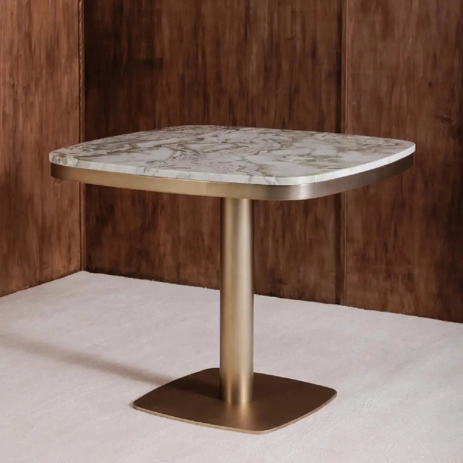 Luxury Green Onyx Marble Coffee Table Modern Italian Style for Villa