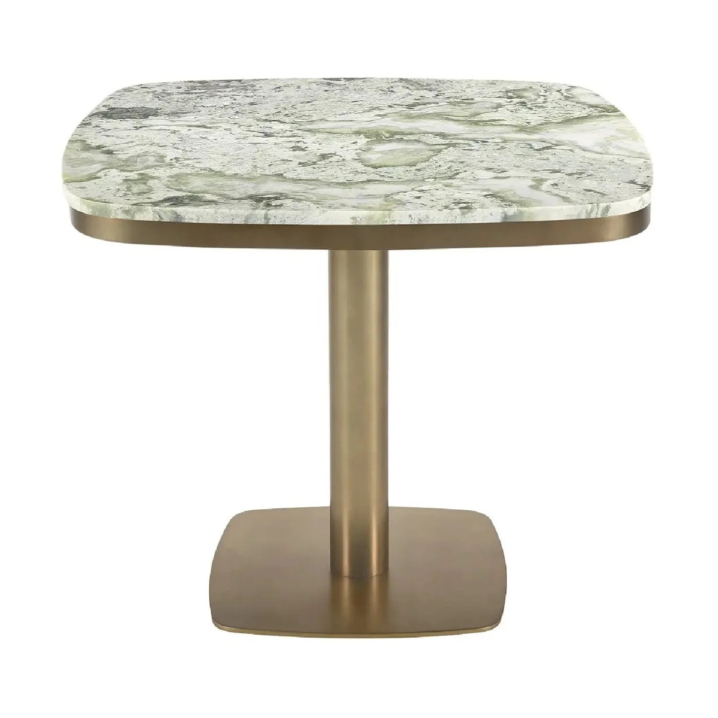 Luxury Green Onyx Marble Coffee Table Modern Italian Style for Villa