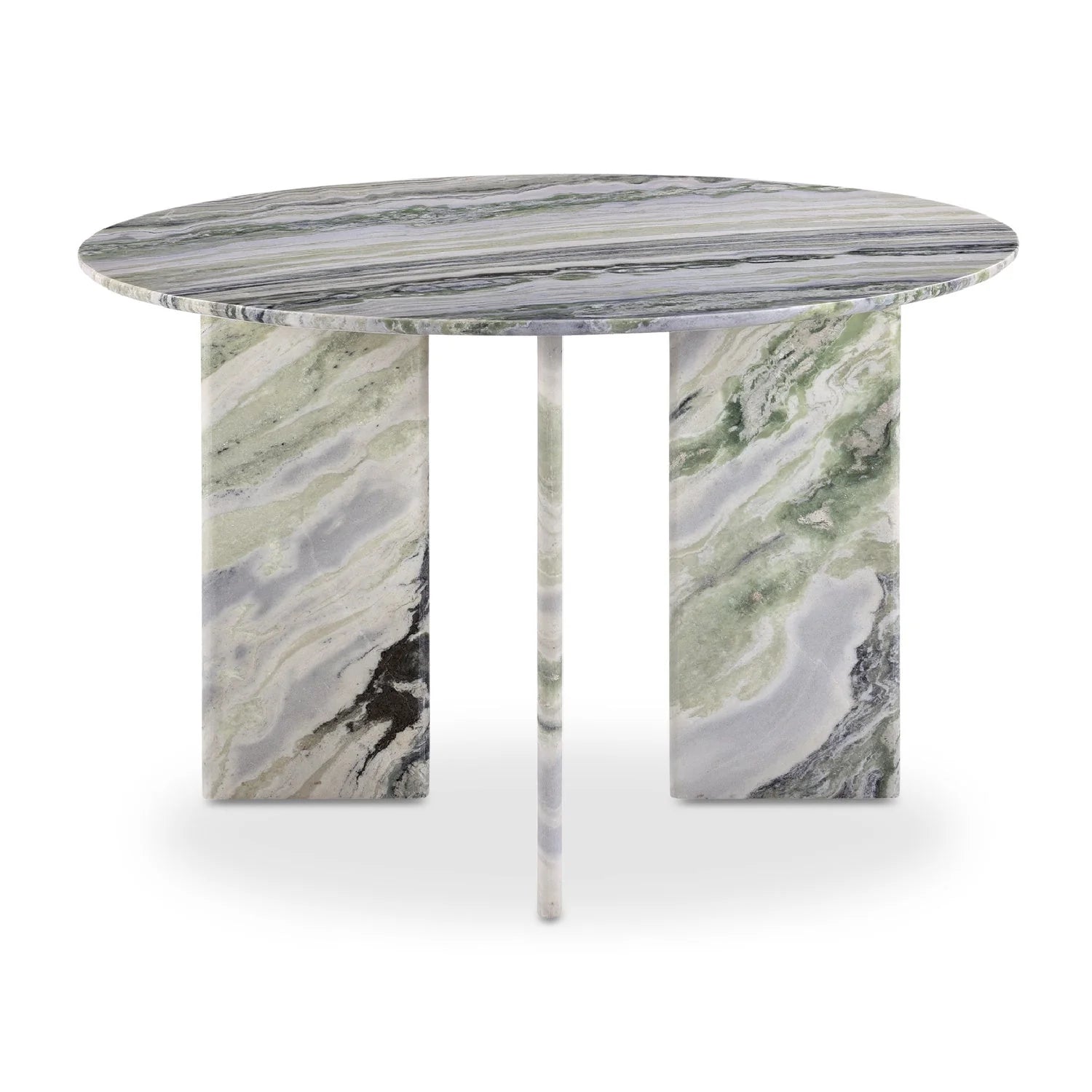 Luxury Green Onyx Marble Dining Table Modern Italian Style for Villa