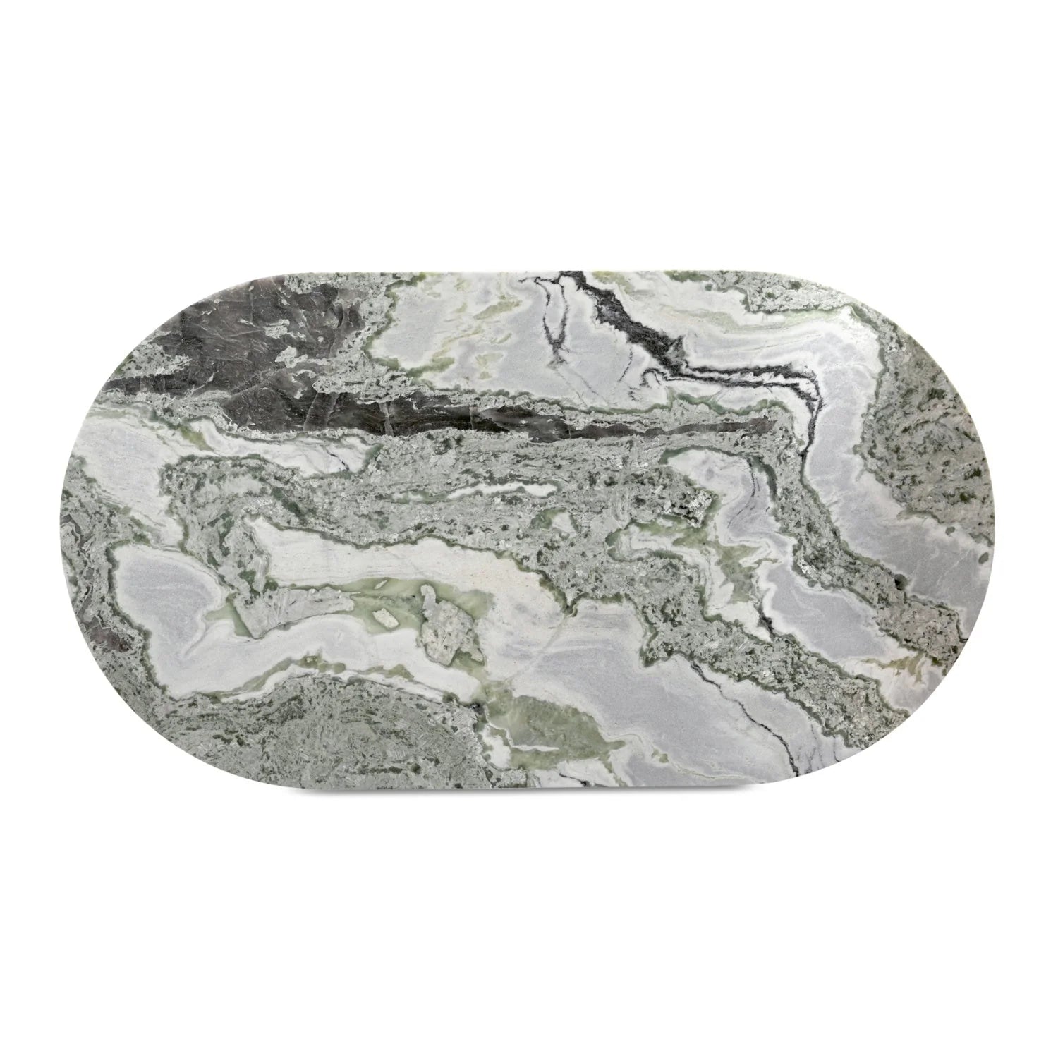 Luxury Green Onyx Marble Dining Table Modern Italian Style for Villa