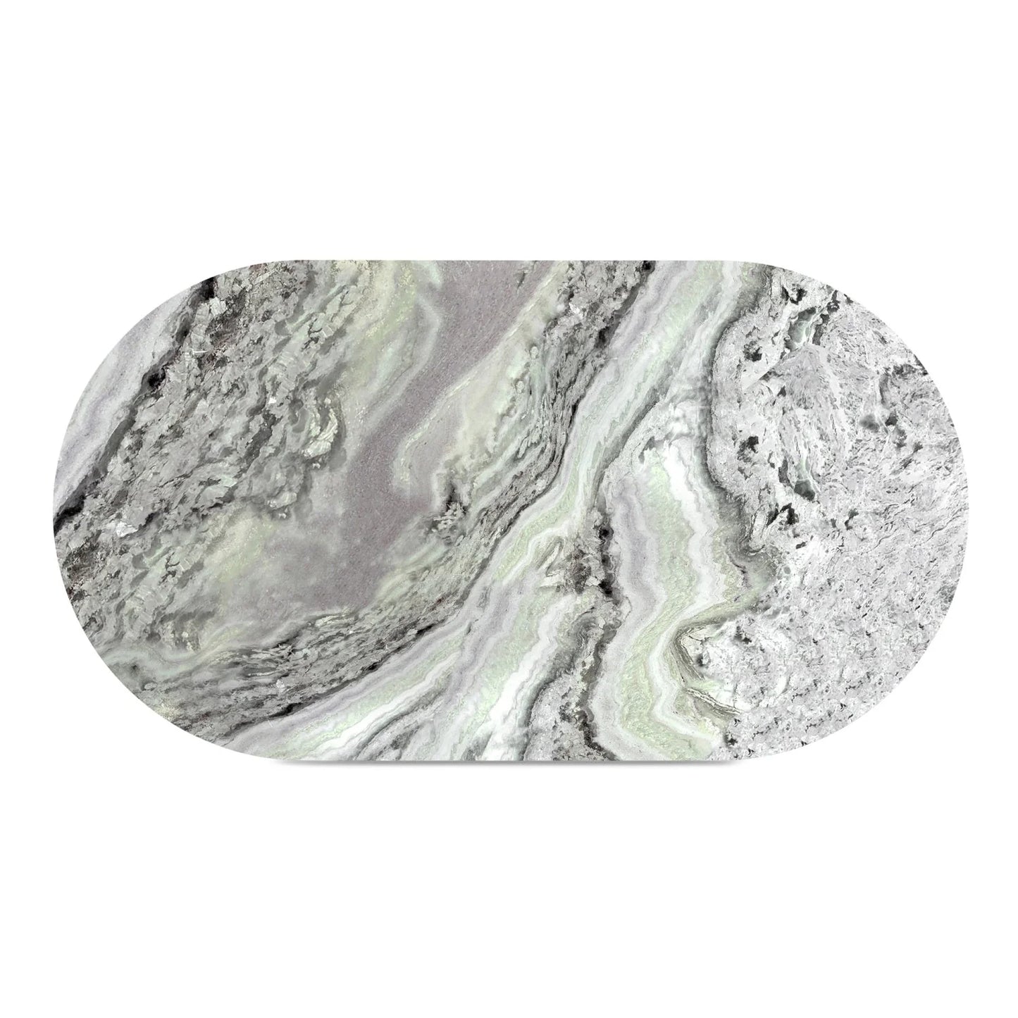 Luxury Green Onyx Marble Dining Table Modern Italian Style for Villa