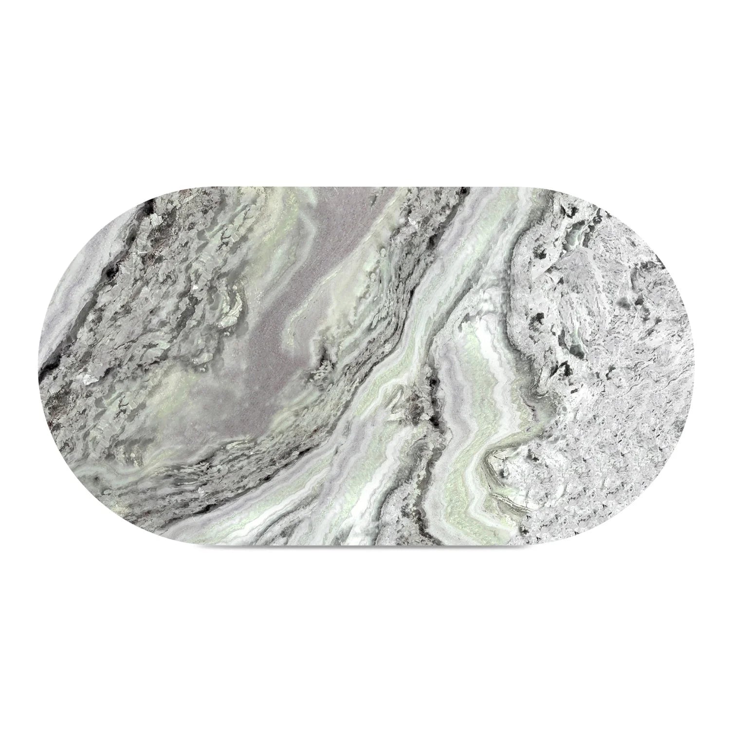 Luxury Green Onyx Marble Dining Table Modern Italian Style for Villa