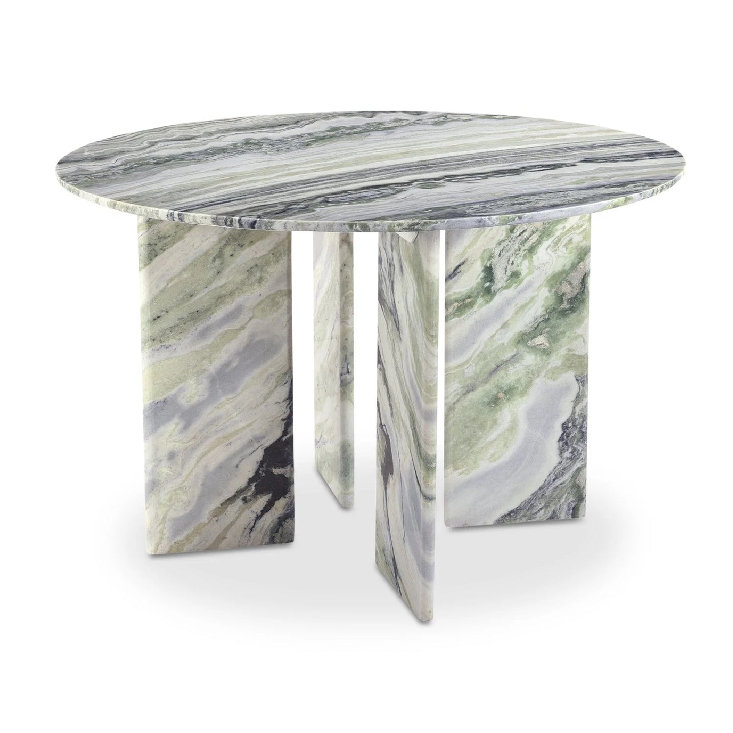 Luxury Green Onyx Marble Dining Table Modern Italian Style for Villa